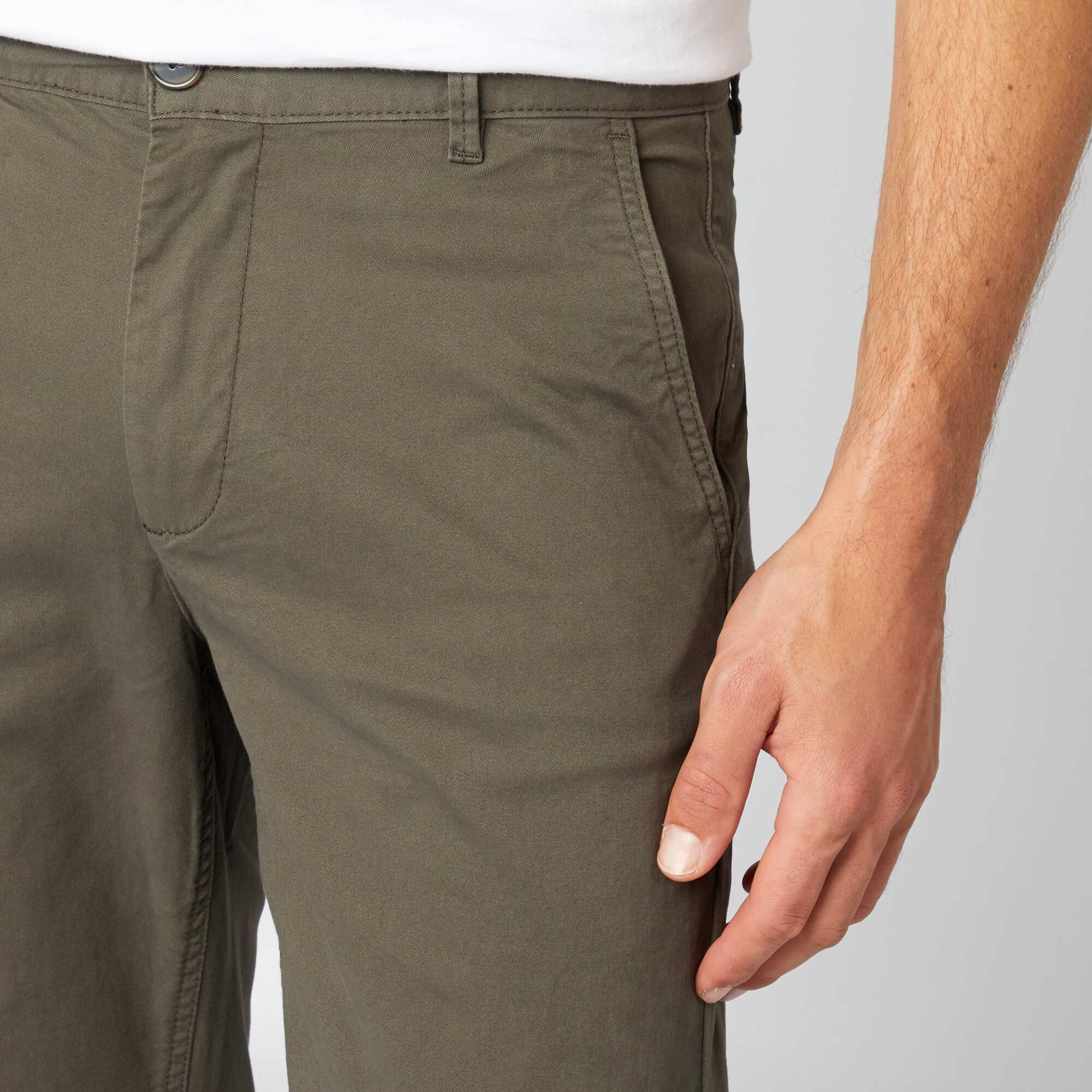 Slim-fit chinos KHAKI - Image 5