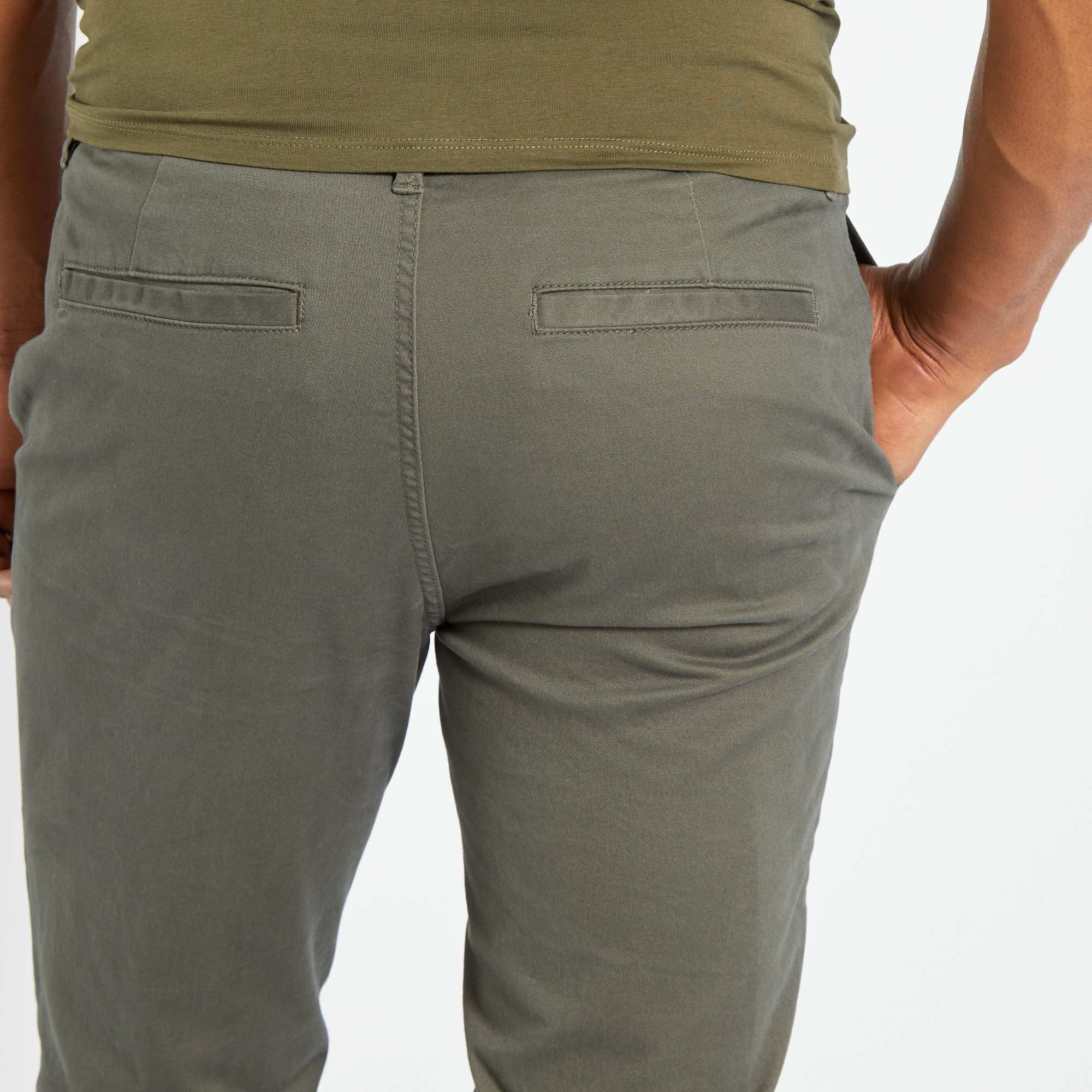 Slim-fit chinos KHAKI - Image 6