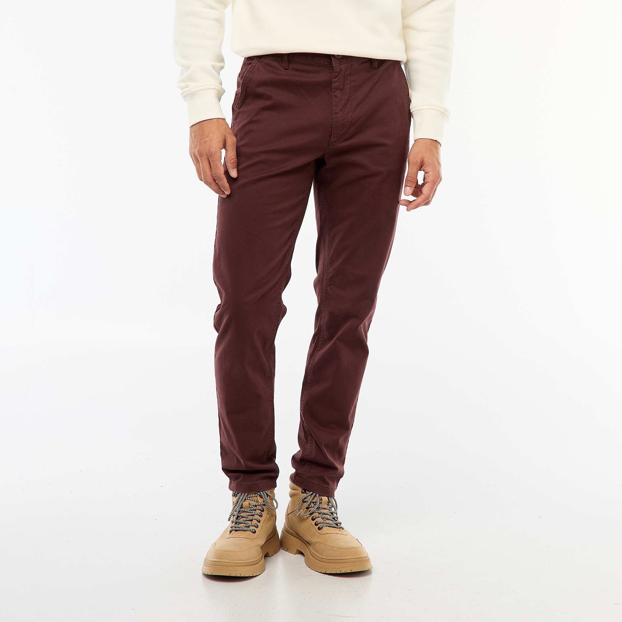 Slim-fit chinos RED - Image 2
