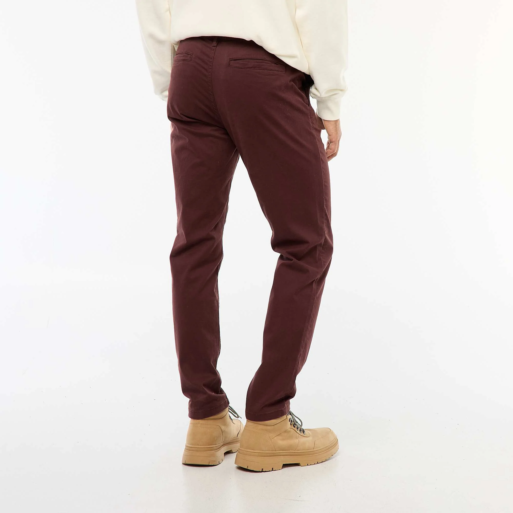 Slim-fit chinos RED - Image 3