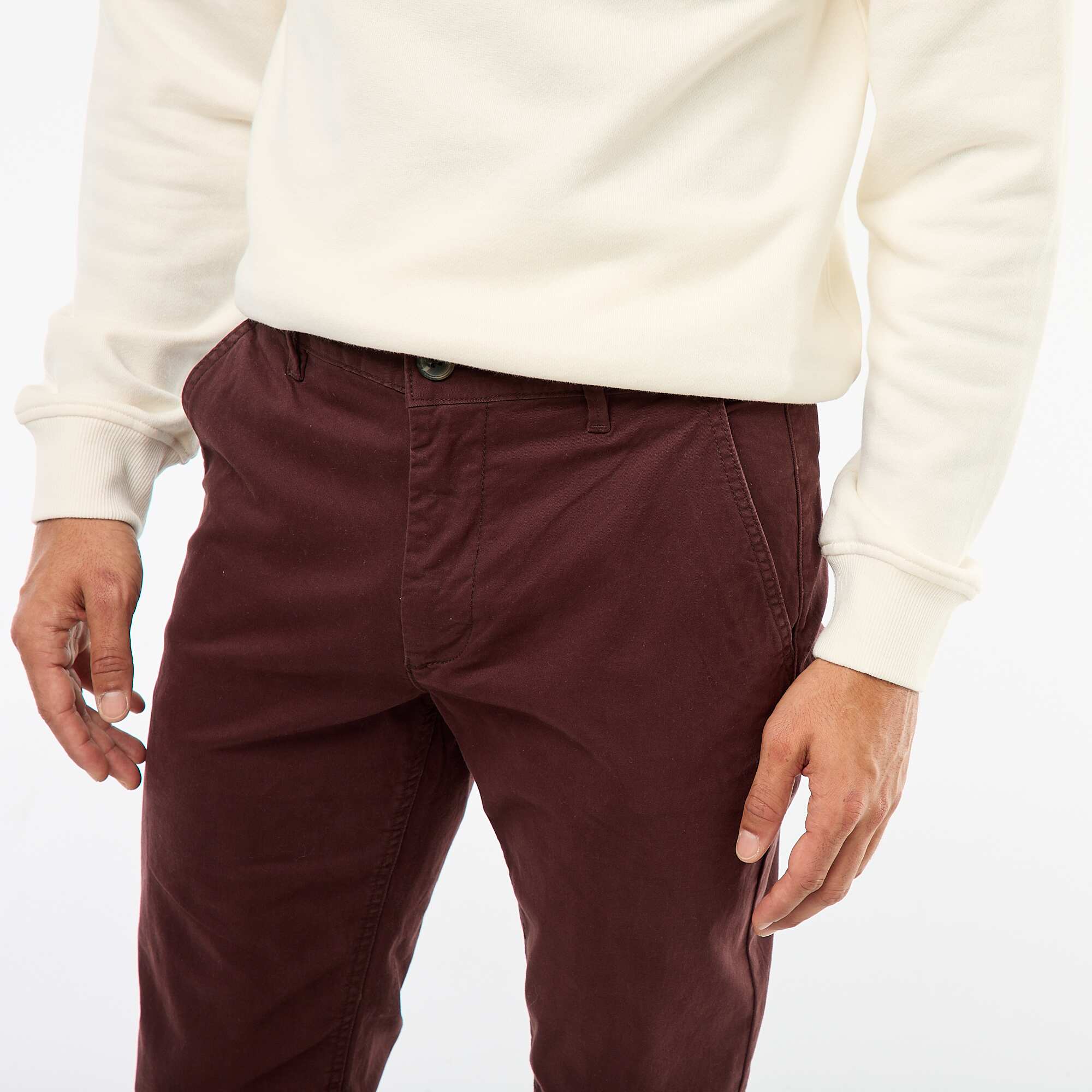 Slim-fit chinos RED - Image 4