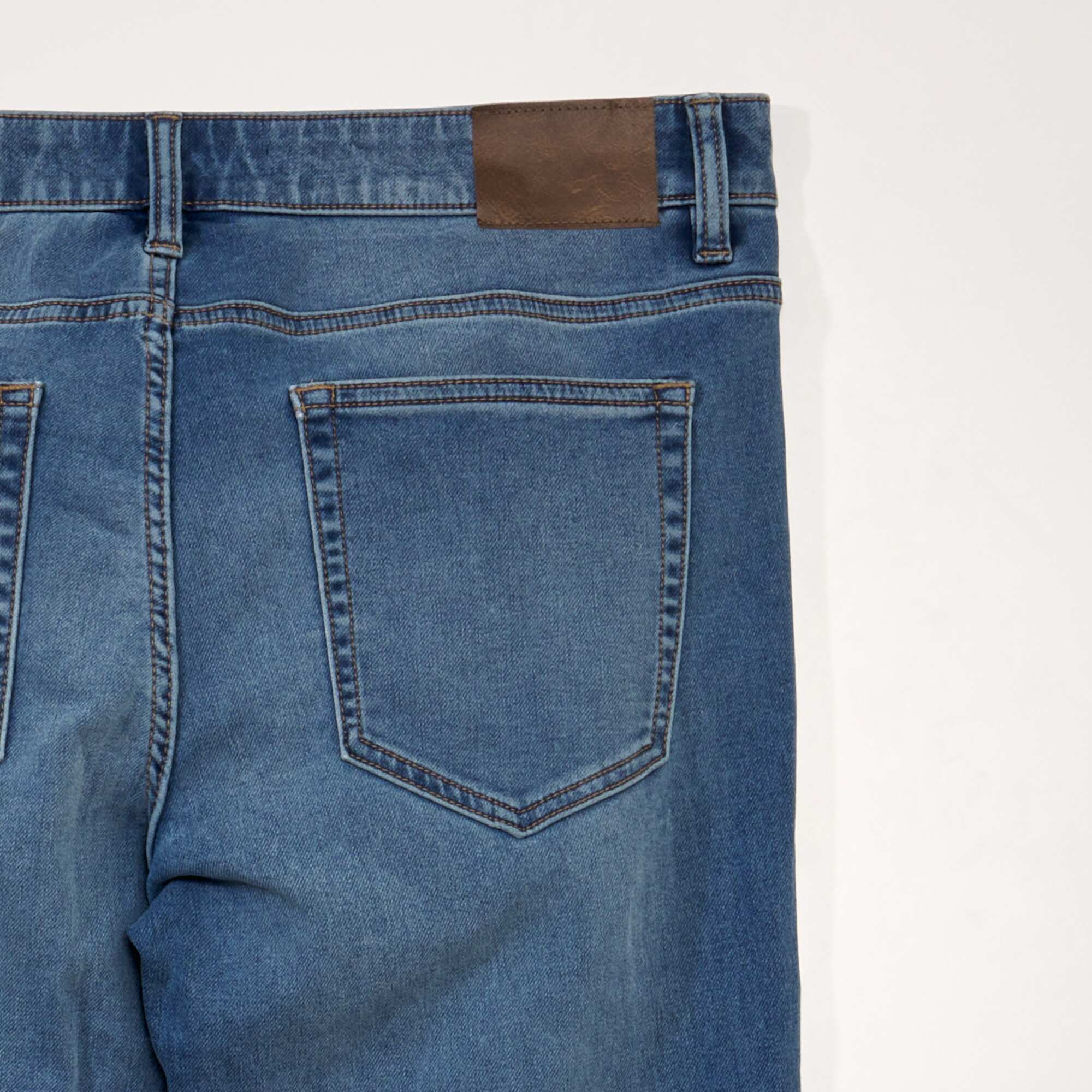 Slim-fit stretch jeans - L32 BLUE - Image 4