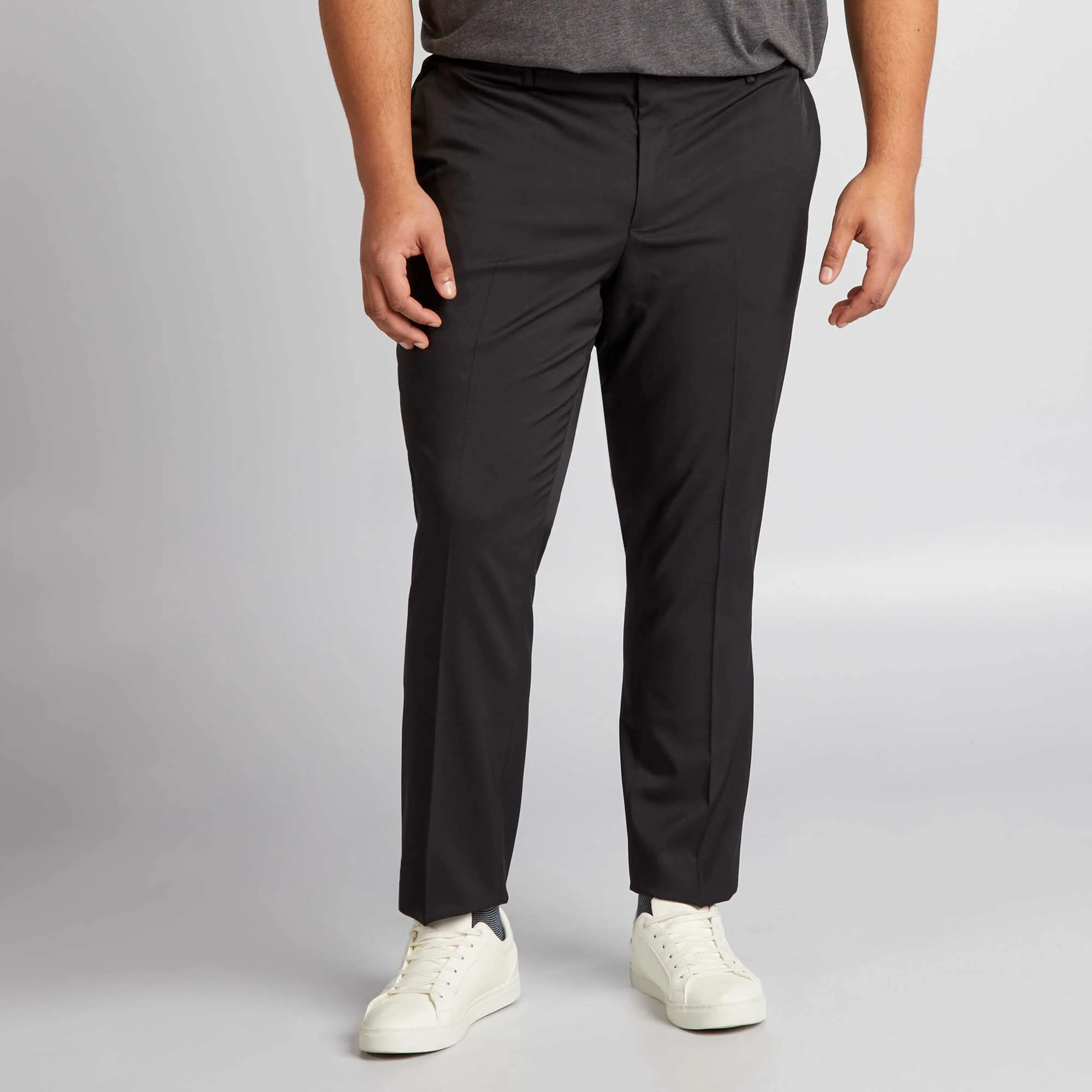 Slim-fit suit trousers black - Image 3