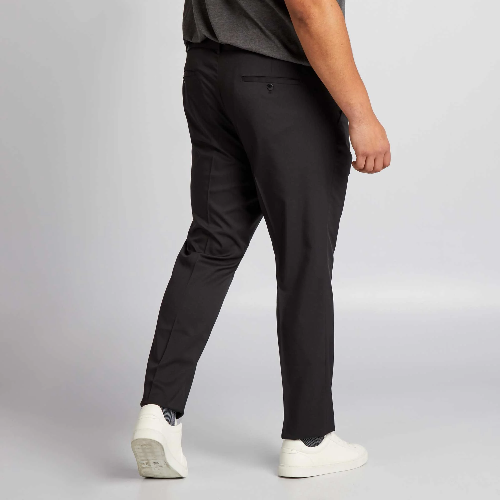 Slim-fit suit trousers black - Image 4