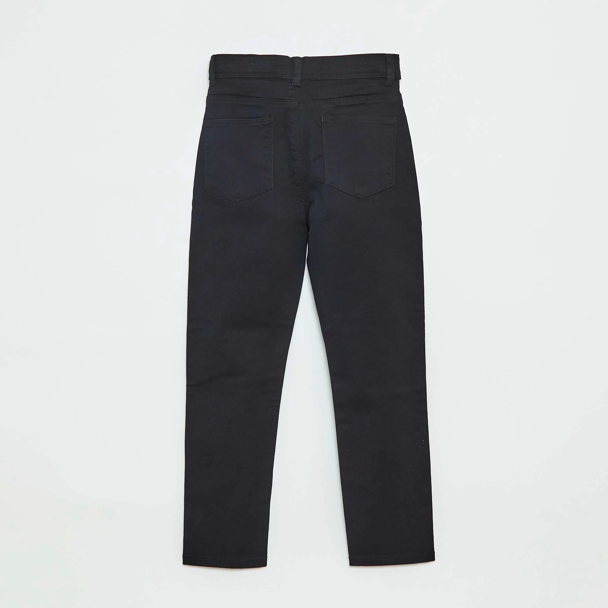 Slim-fit trousers - fitted cut with 4 pockets BLACK - Image 2
