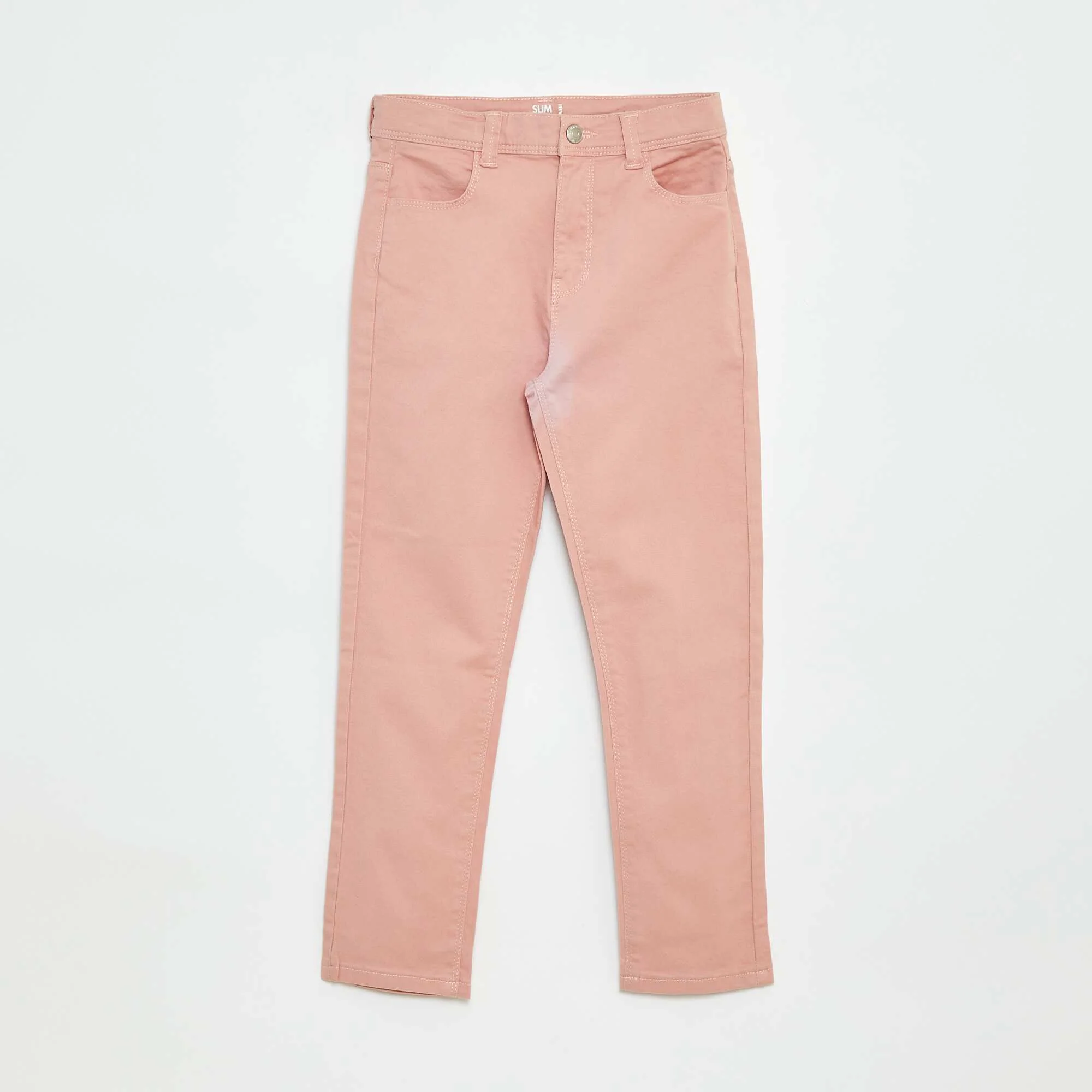 Slim-fit trousers - fitted cut with 4 pockets PINK