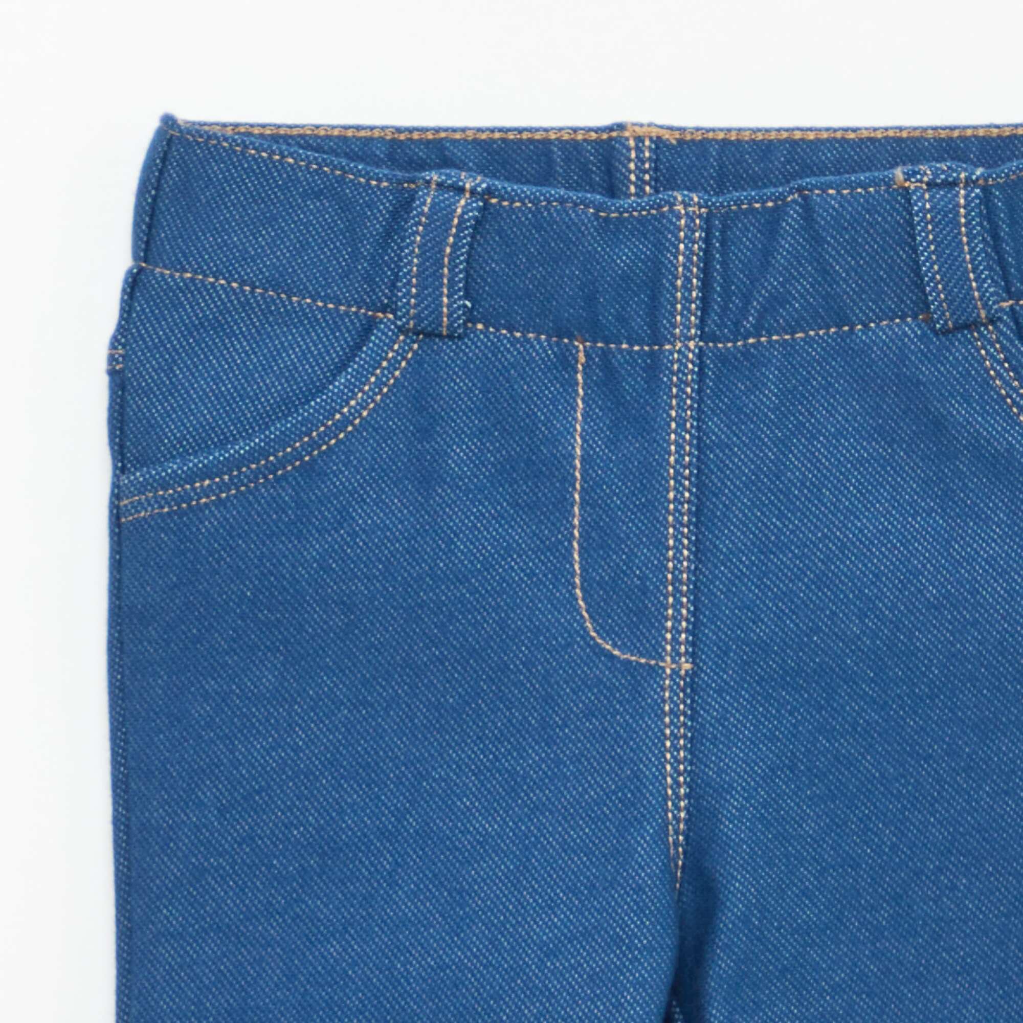 Slim Tregging Pants BLUE - Image 3