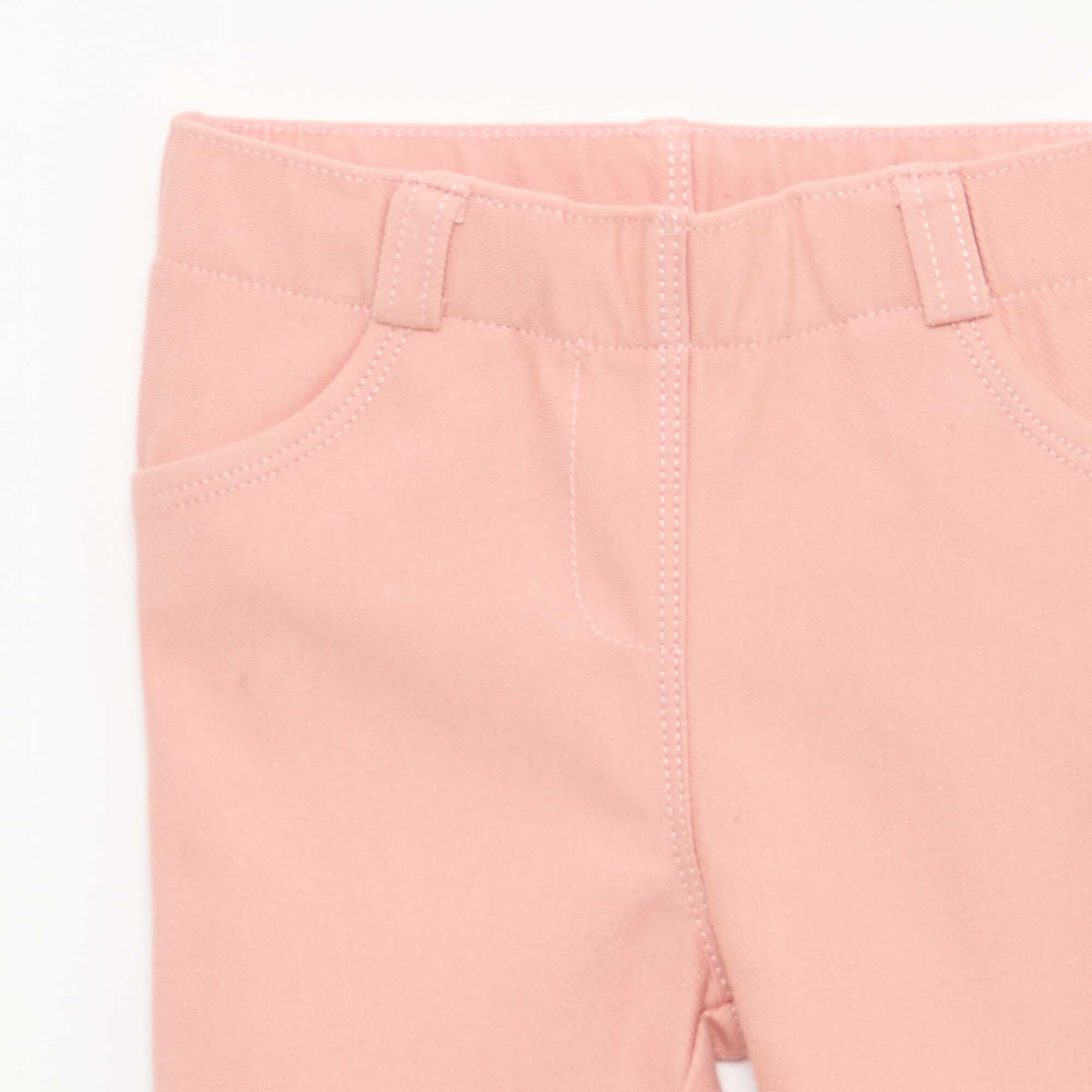 Slim tregging trousers PINK - Image 2