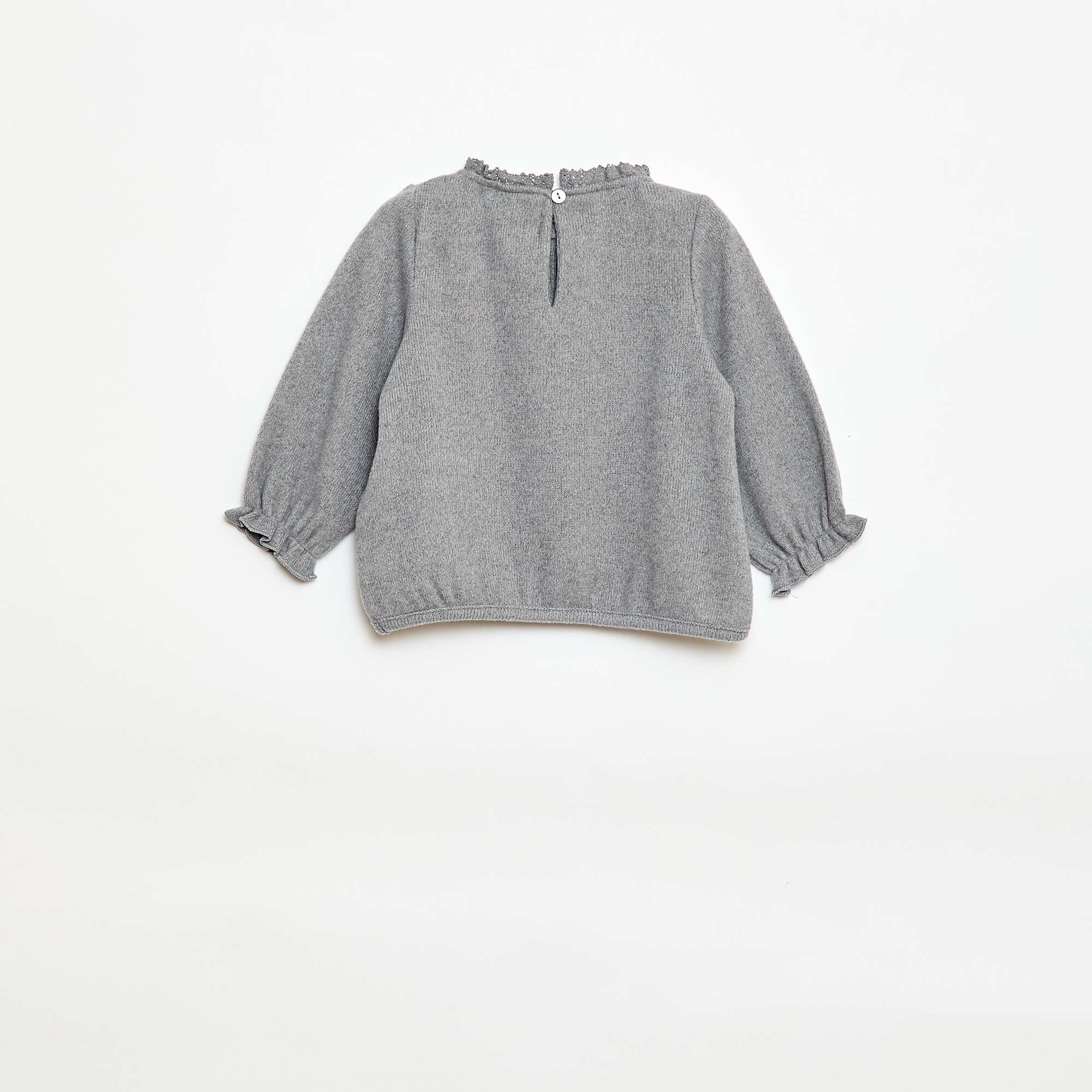 Snuggly Knit 2-Piece Set GREY - Image 4