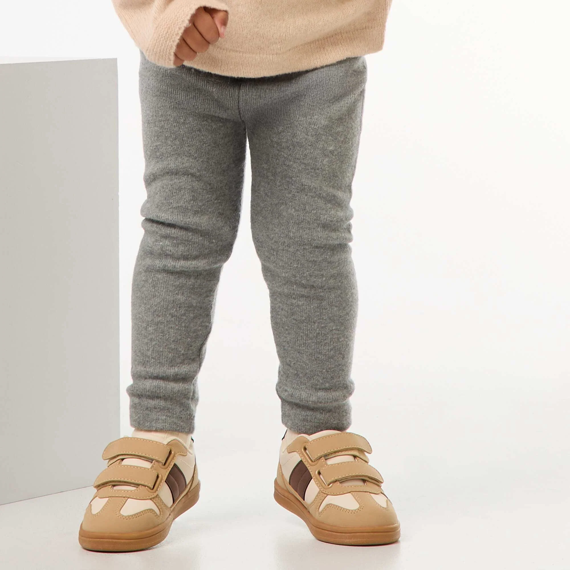 Snuggly Knit Leggings GREY - Image 2