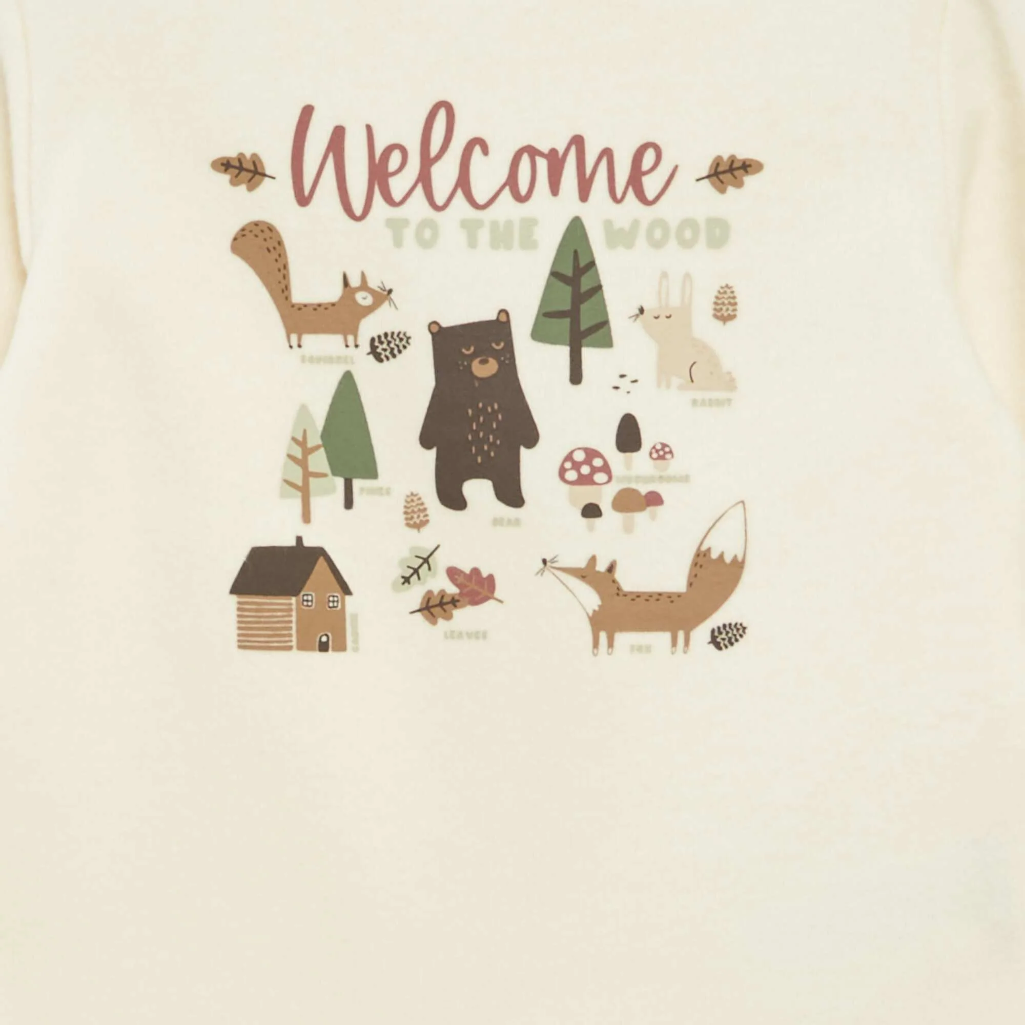 Snuggly Knit Printed T-Shirt WHITE - Image 5