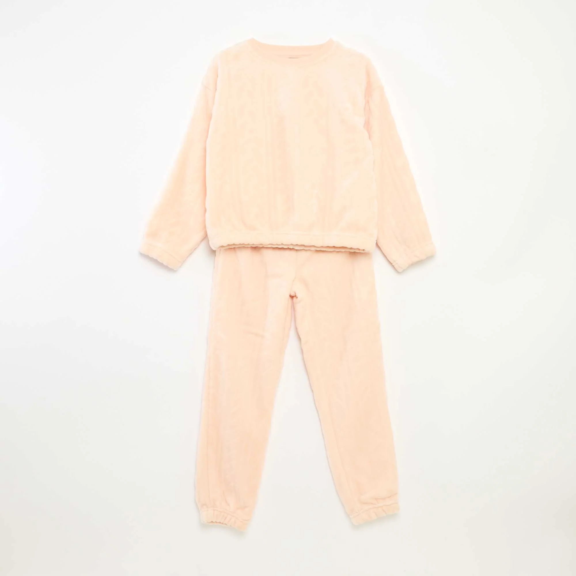 Soft Solid Pajama Set PINK