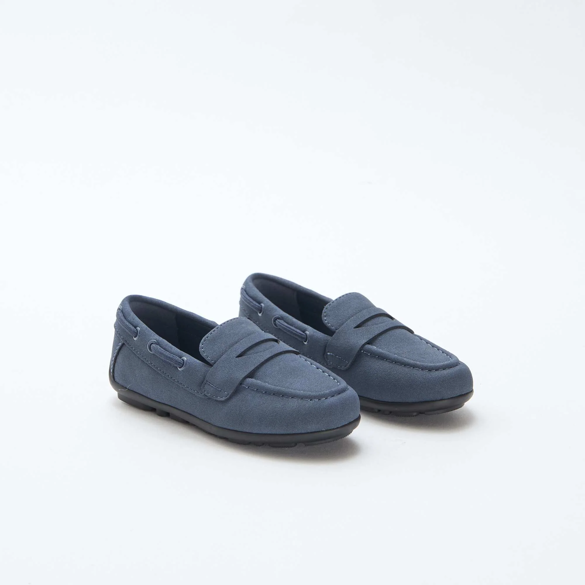 Solid-Color Moccasins BLUE