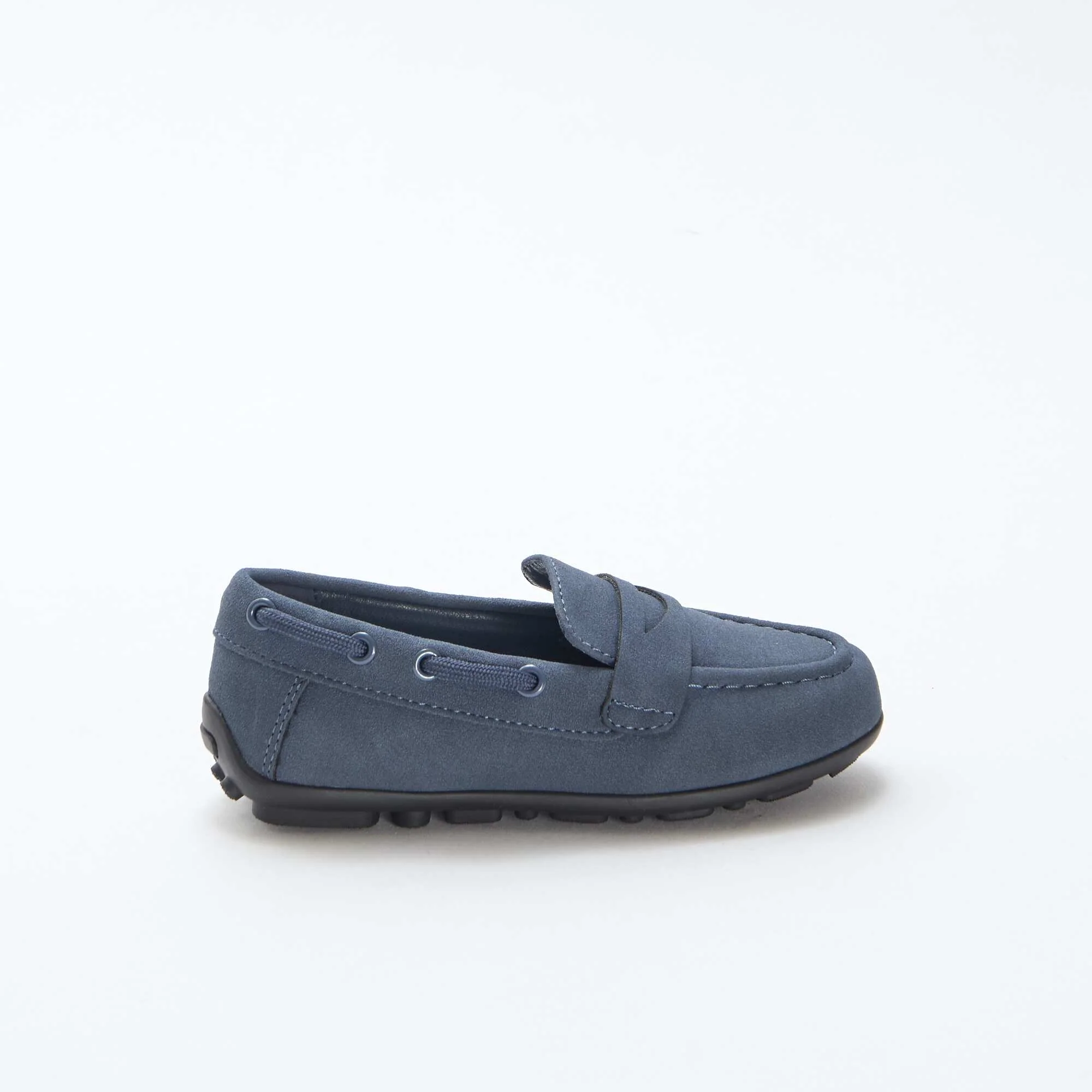 Solid-Color Moccasins BLUE - Image 2