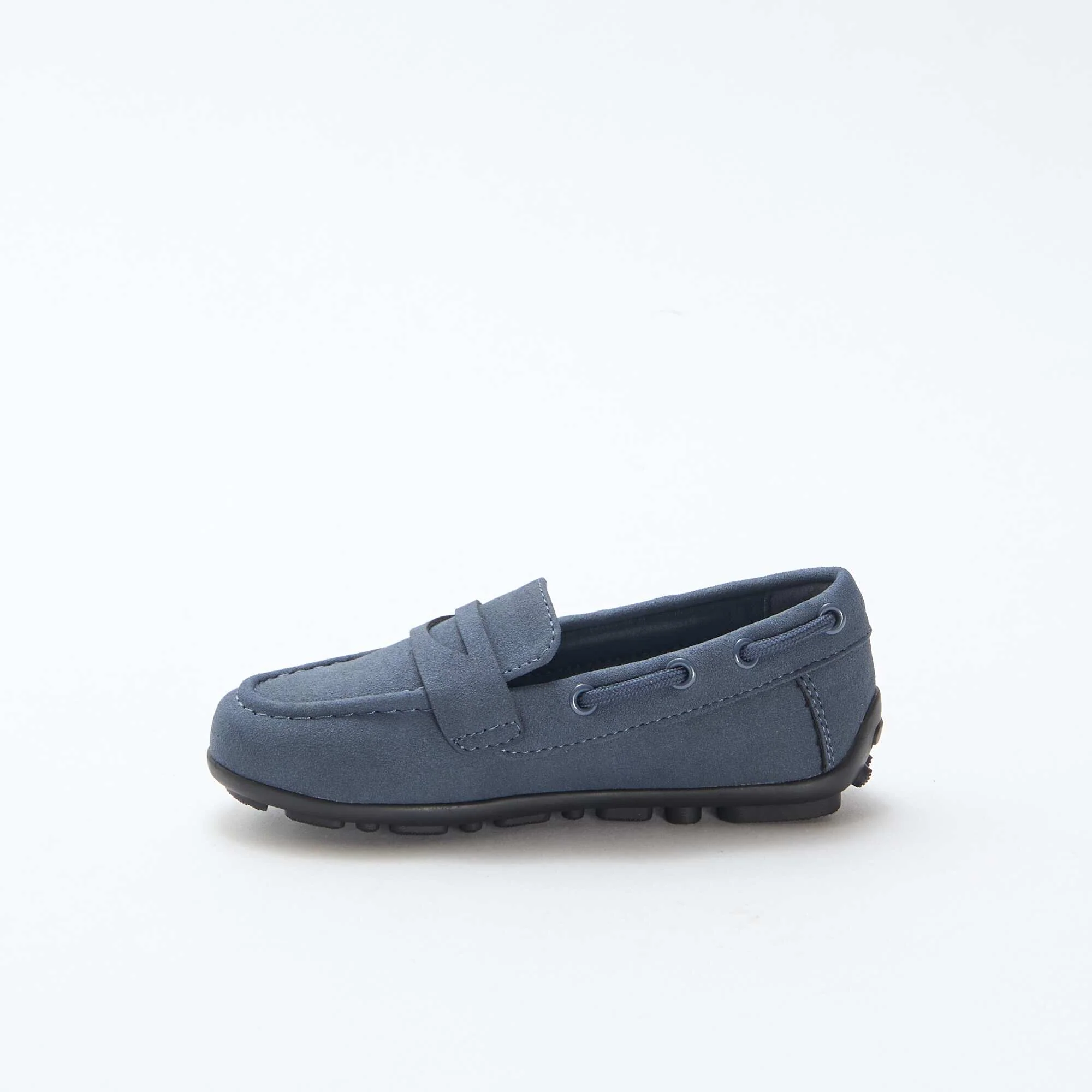 Solid-Color Moccasins BLUE - Image 4
