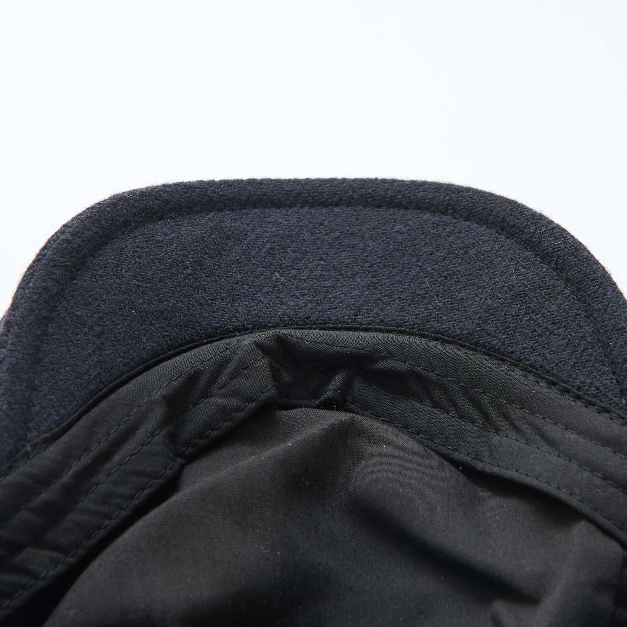 Solid-Color Newsboy Cap BLUE - Image 4