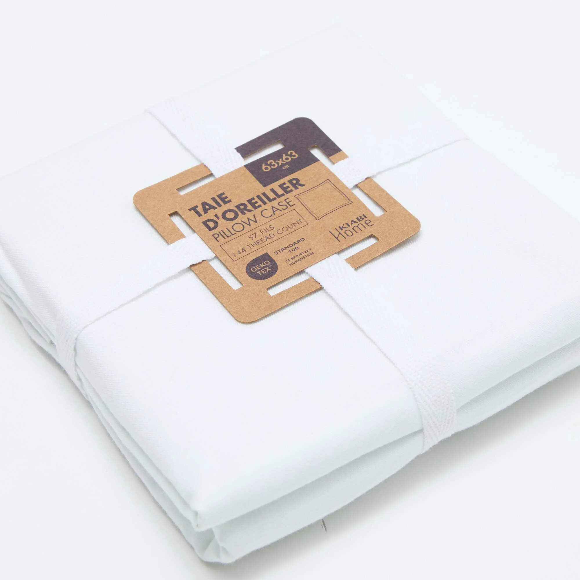 Solid Pillowcase - Kiabi Home WHITE - Image 2