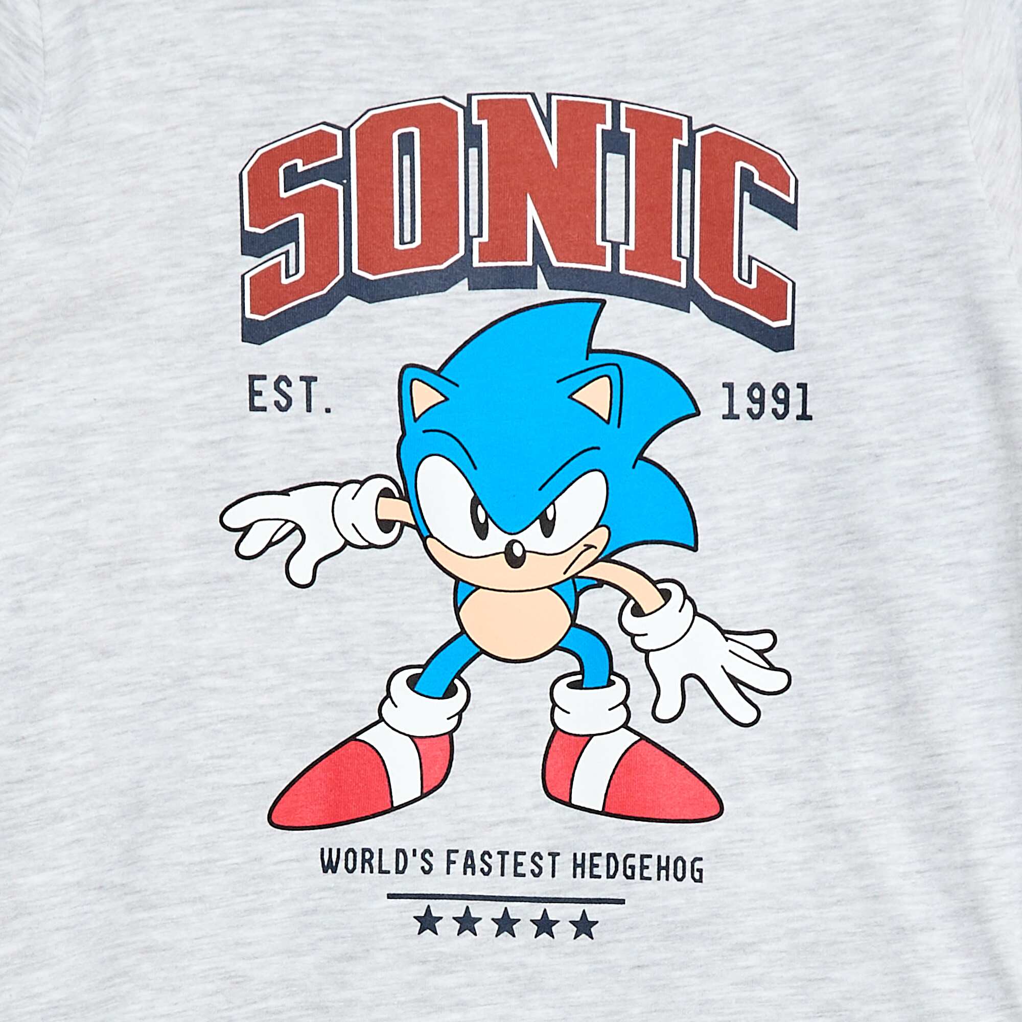 Sonic Long Pyjama Set - 2 pieces BLUE - Image 2