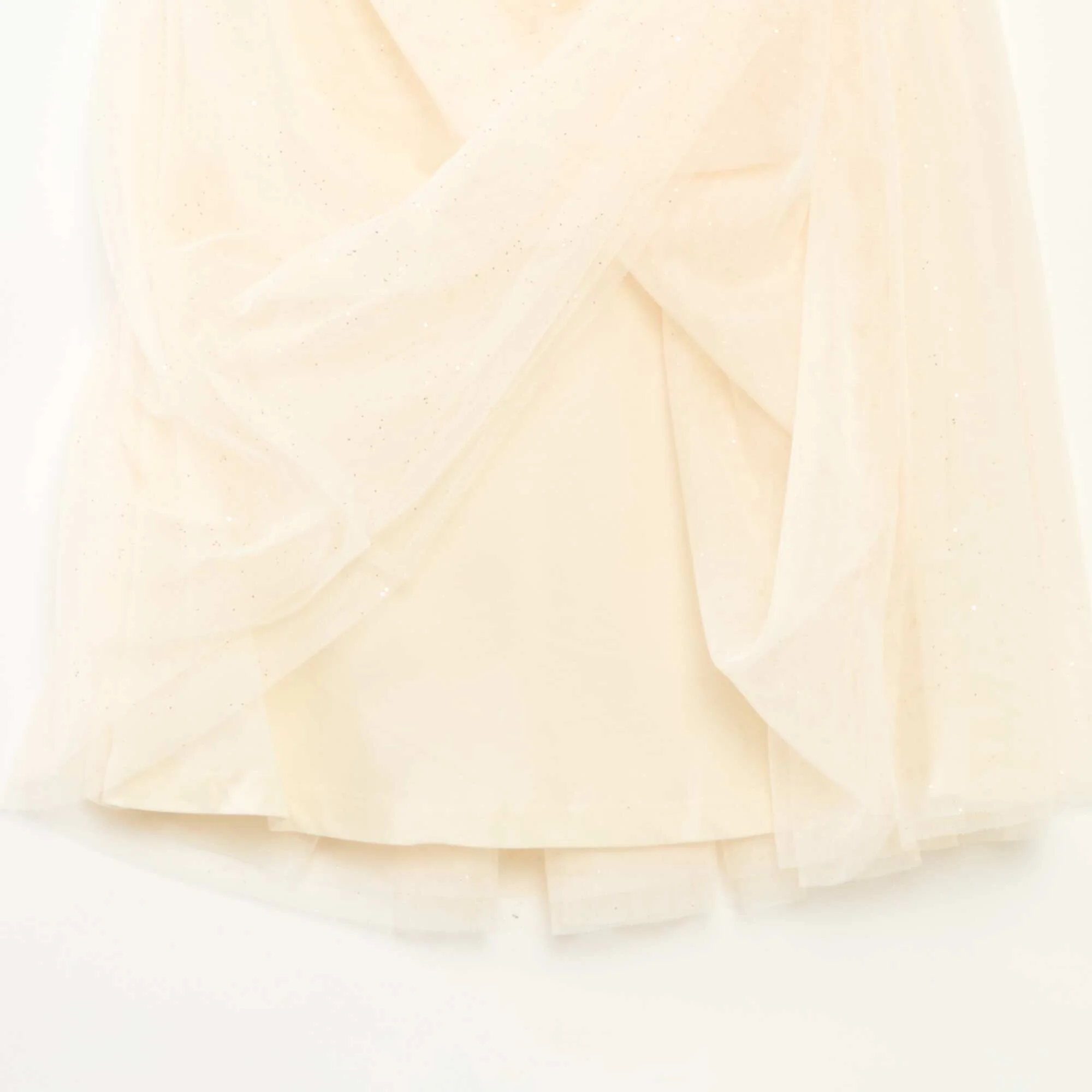 Sparkly Tulle Skirt WHITE - Image 3
