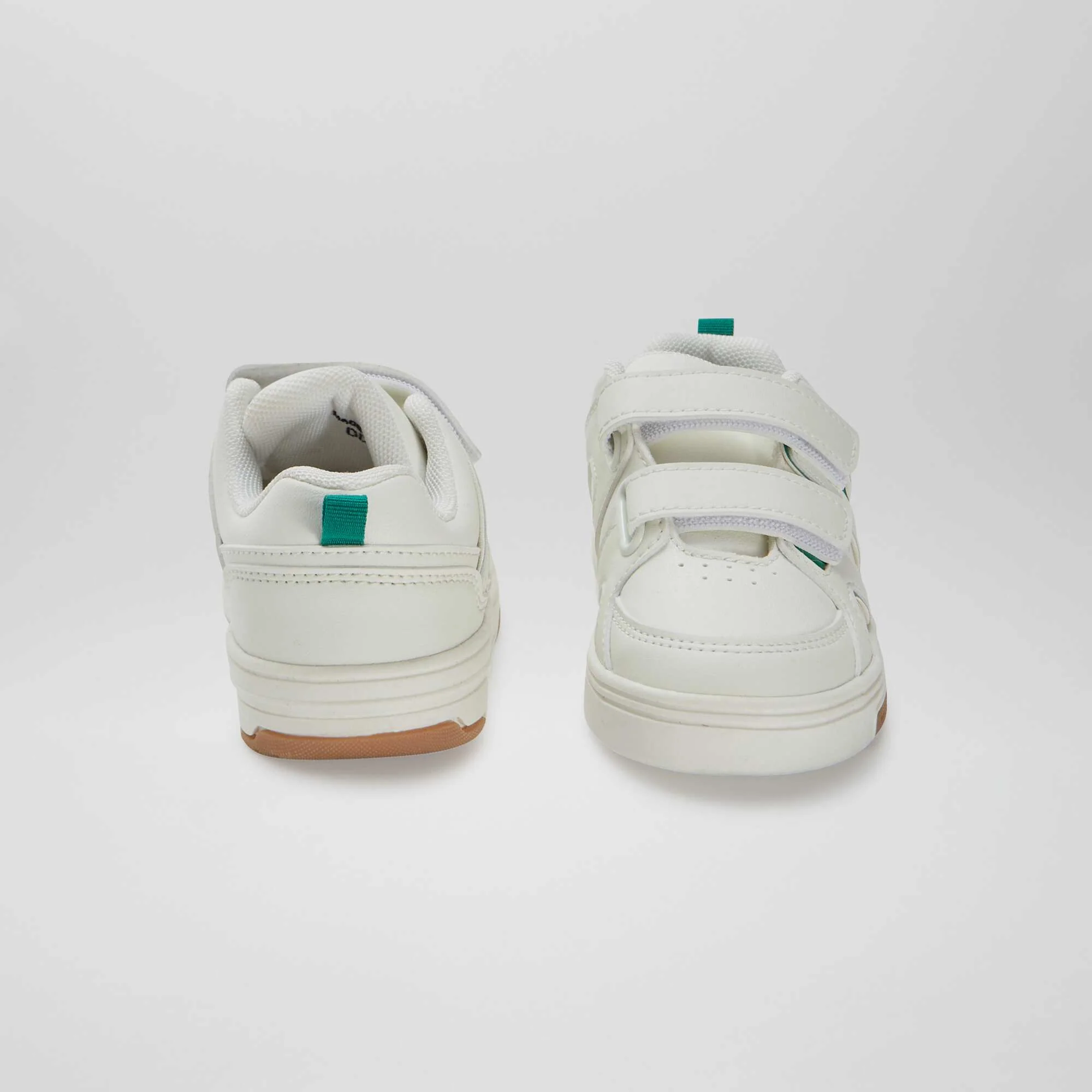 Sporty Velcro trainers WHITE - Image 3