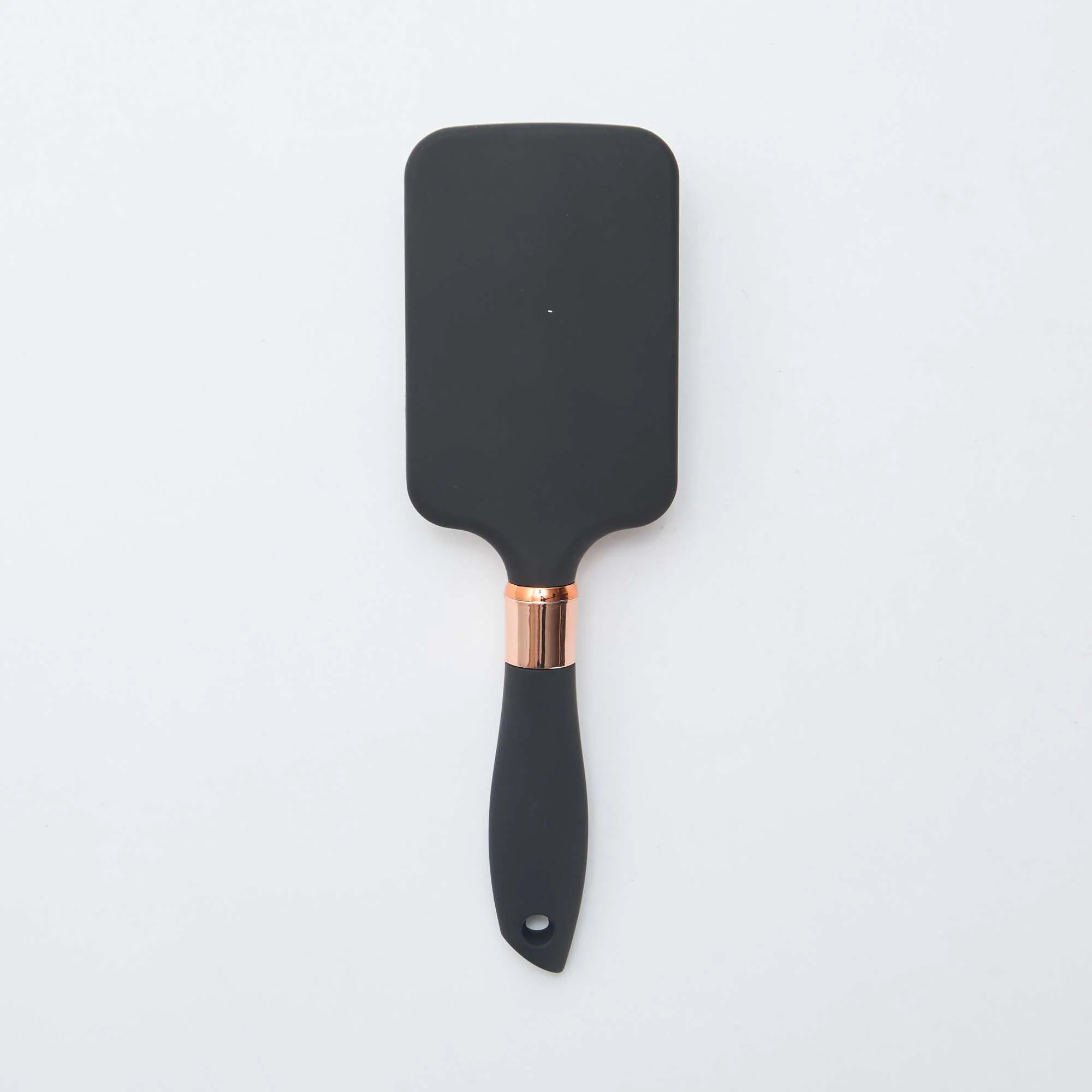 Square Hairbrush with Iridescent Handle BLACK