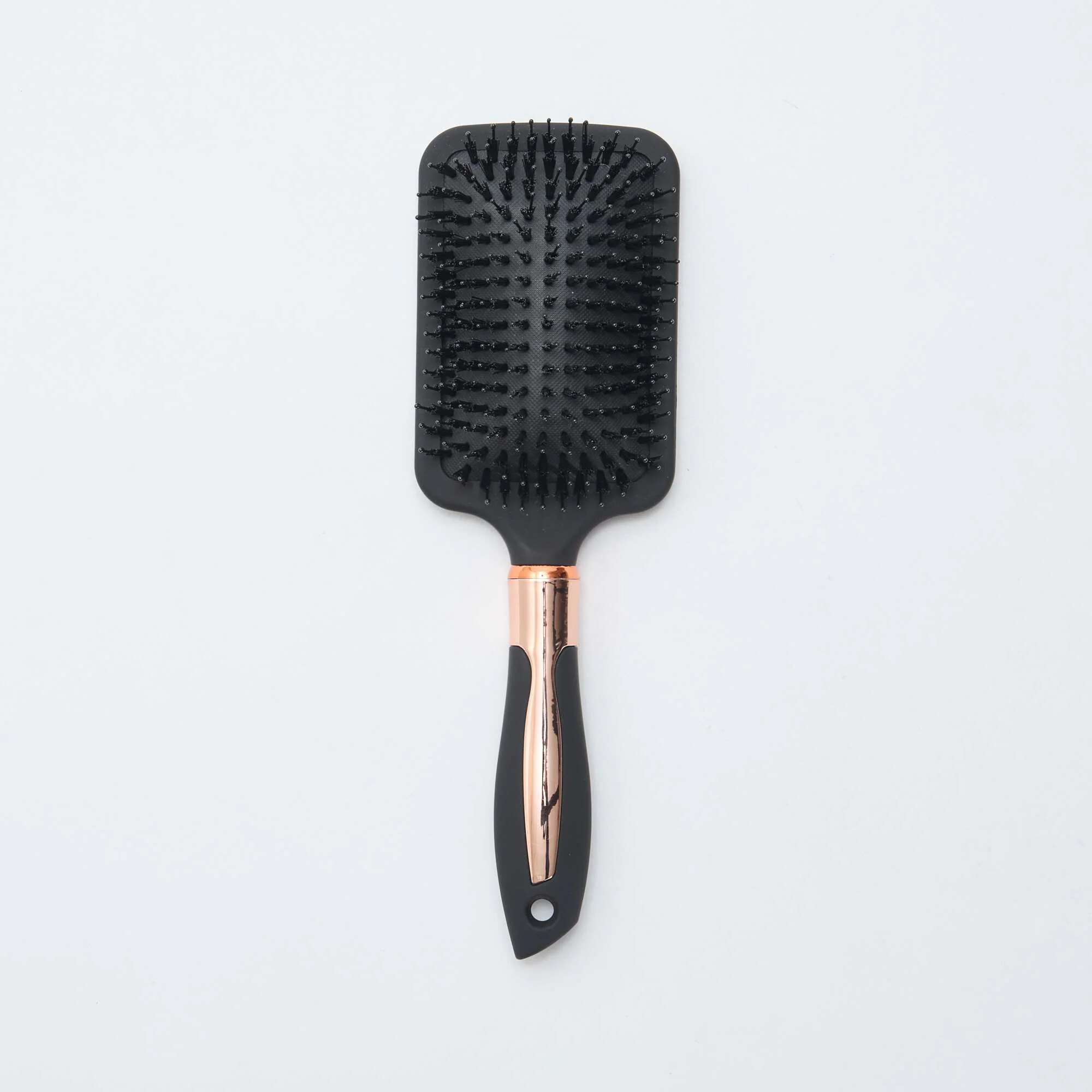 Square Hairbrush with Iridescent Handle BLACK - Image 2
