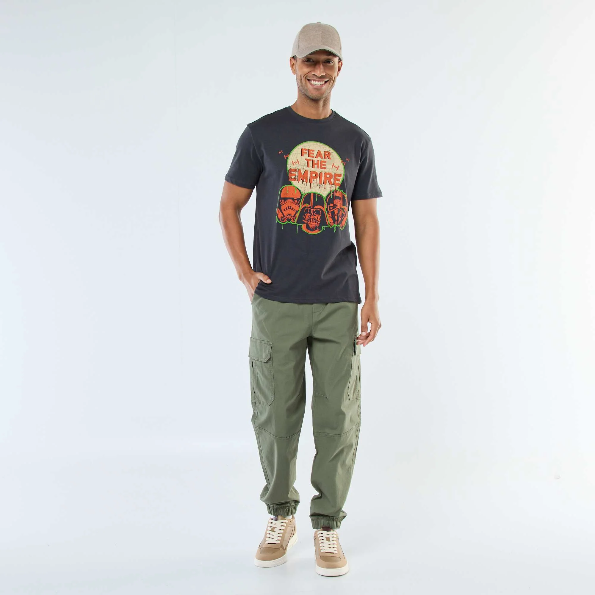 Star Wars printed short-sleeved T-shirt GREY - Image 2