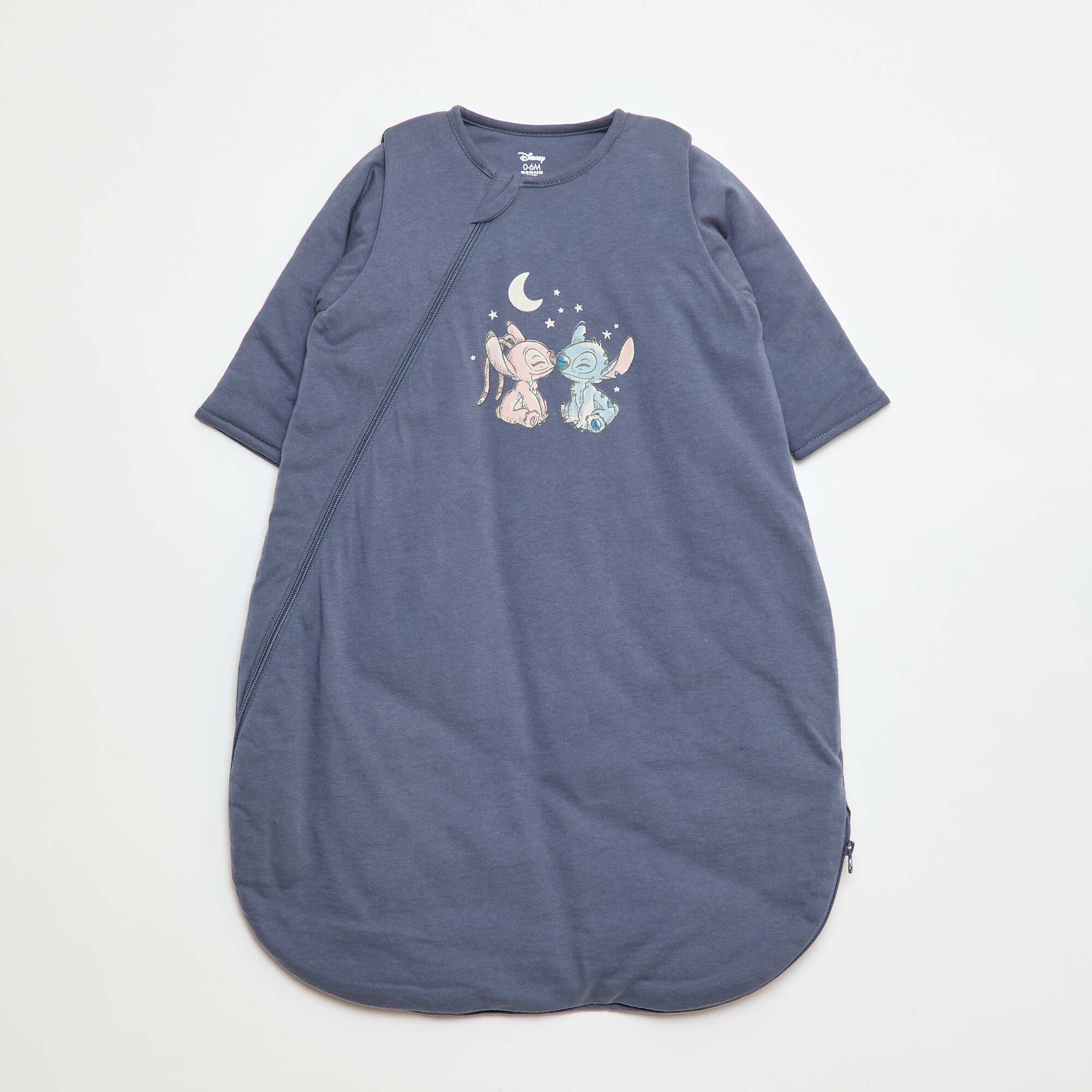 Stitch Cotton Sleeping Bag BLUE