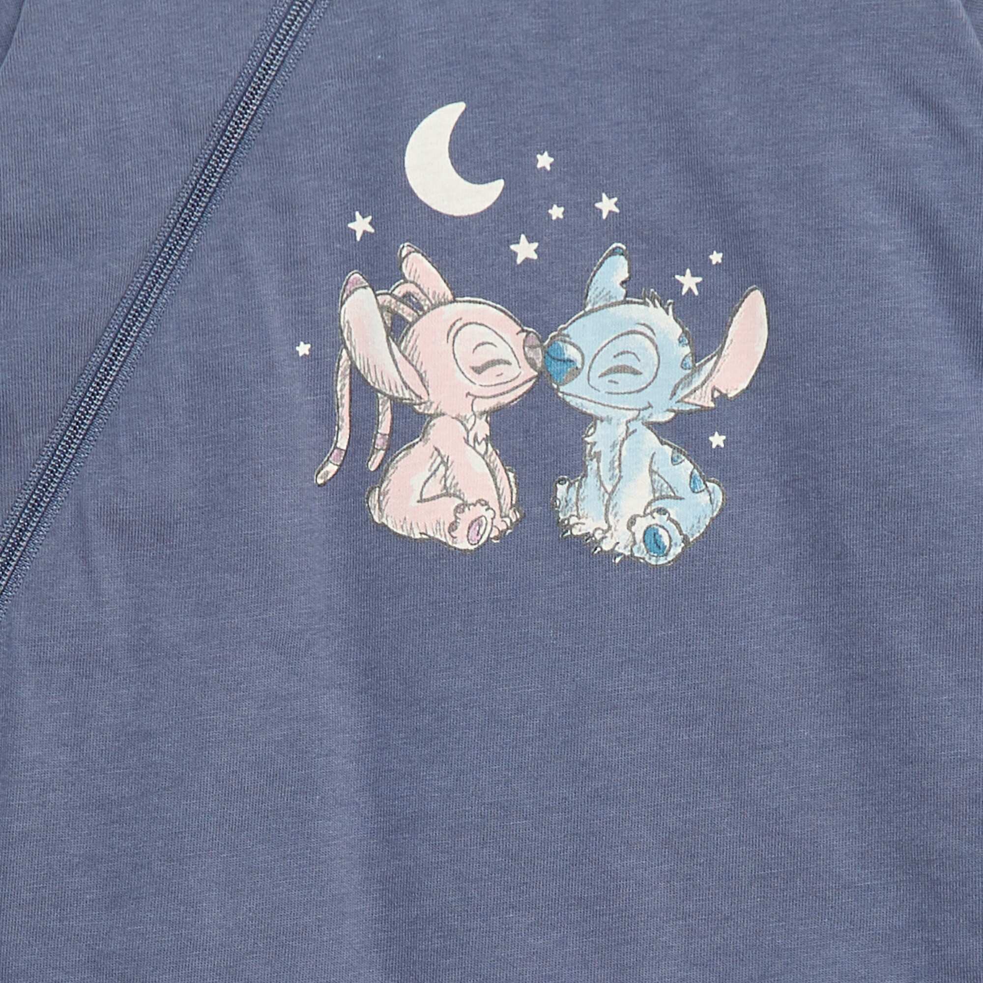 Stitch Cotton Sleeping Bag BLUE - Image 2