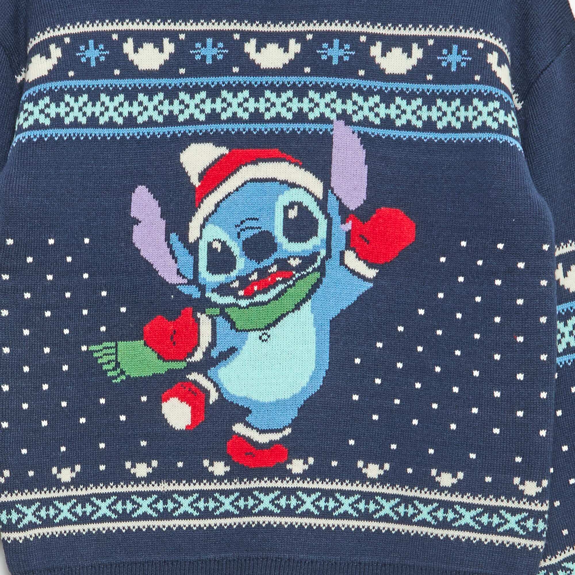 Stitch 'Disney' Christmas Sweater BLUE - Image 2