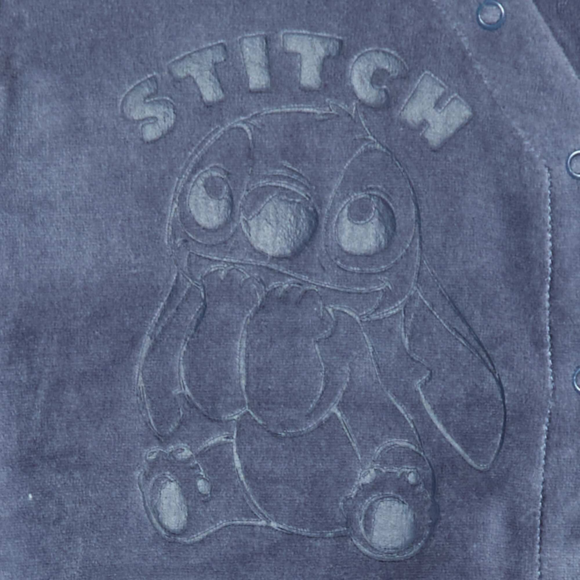 Stitch' Disney' Velour Sleepsuit BLUE - Image 2