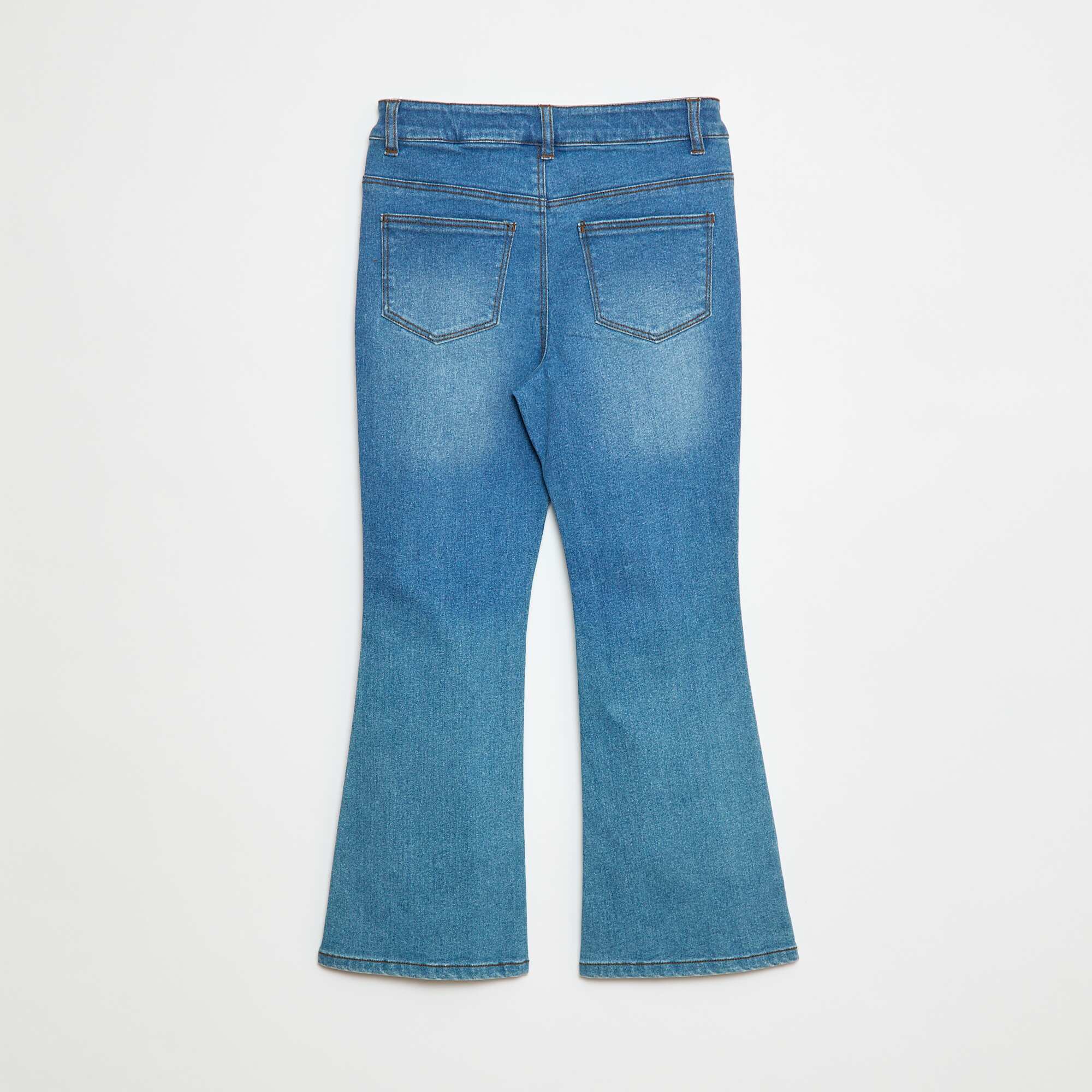 Stitch Flare Jeans BLUE - Image 2