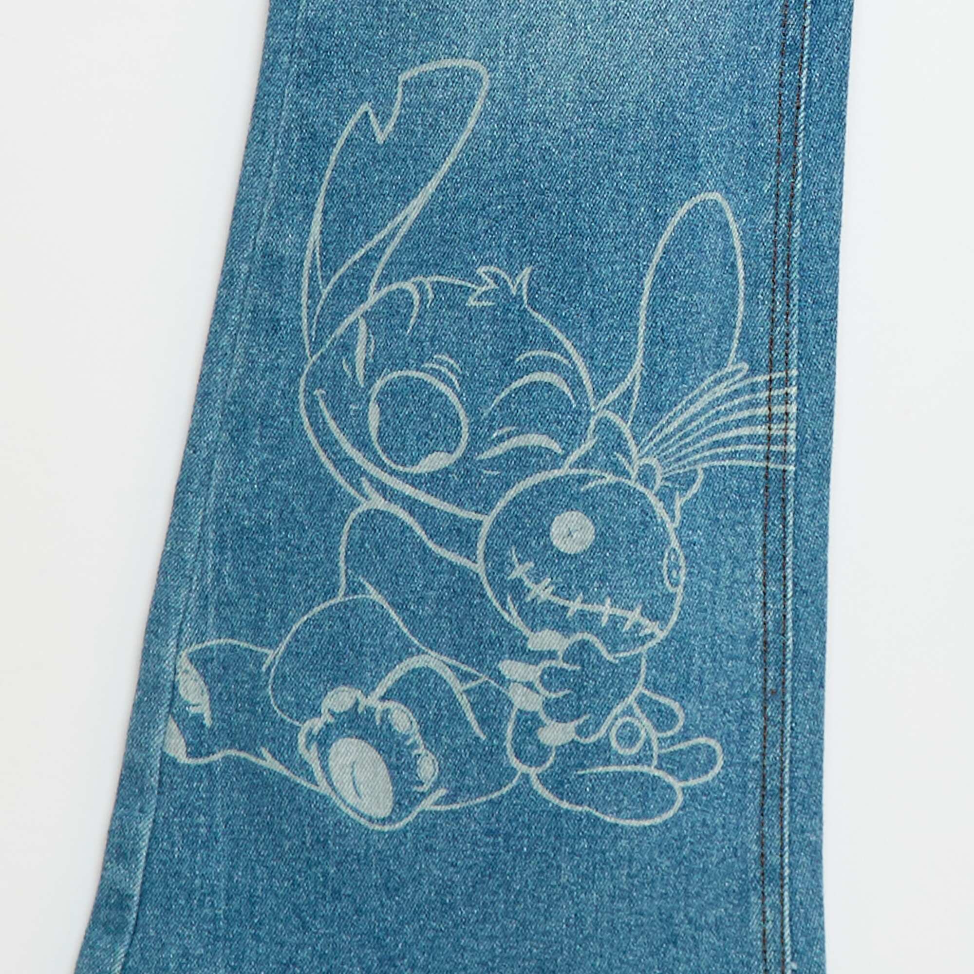 Stitch Flare Jeans BLUE - Image 3