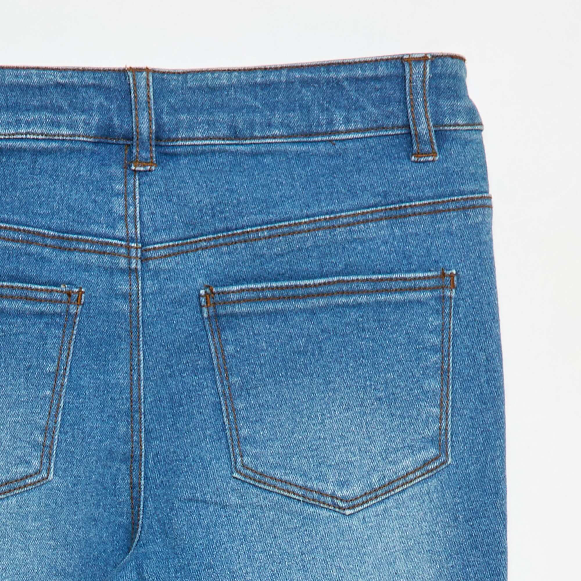 Stitch Flare Jeans BLUE - Image 5