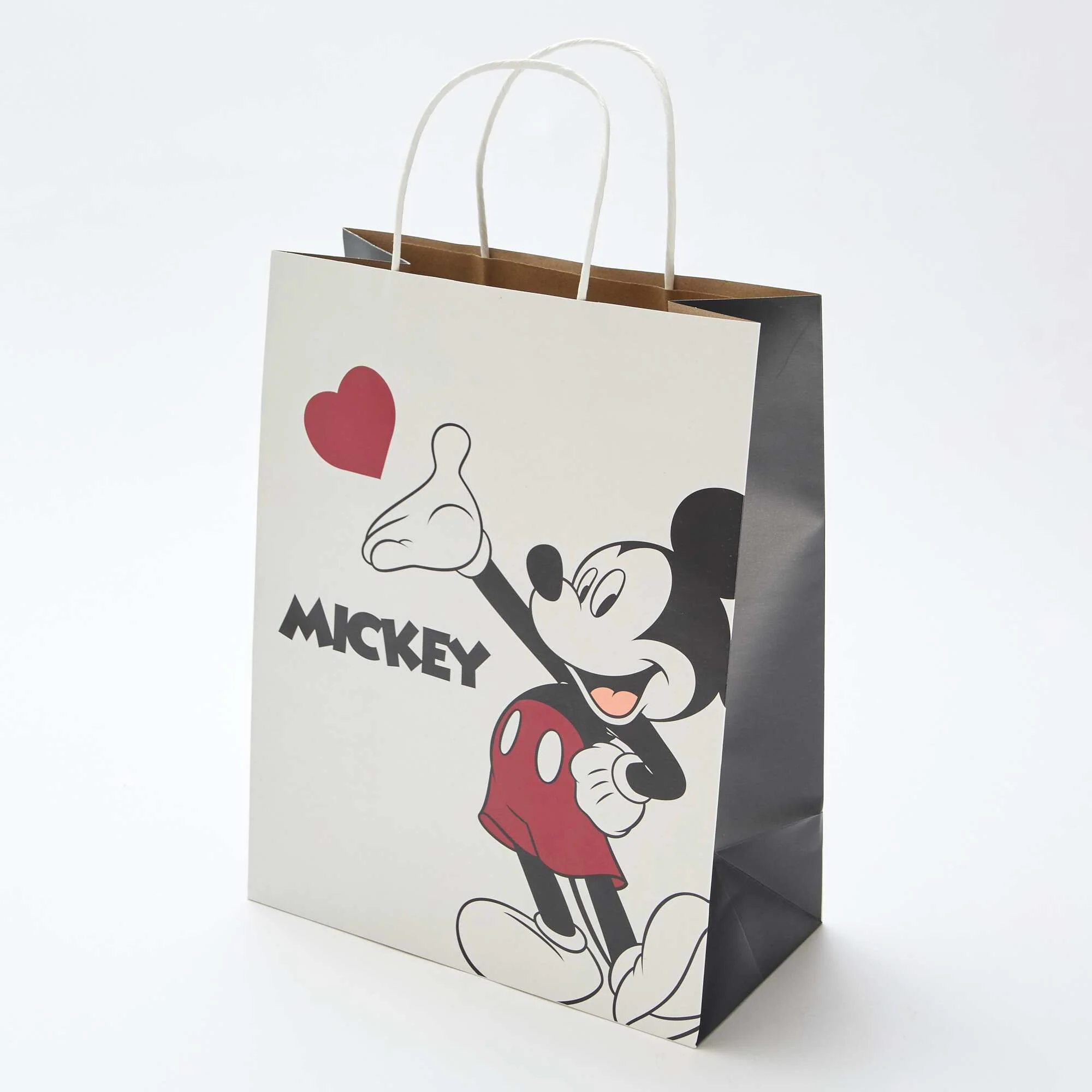 'Stitch' paper gift bag BEIGE