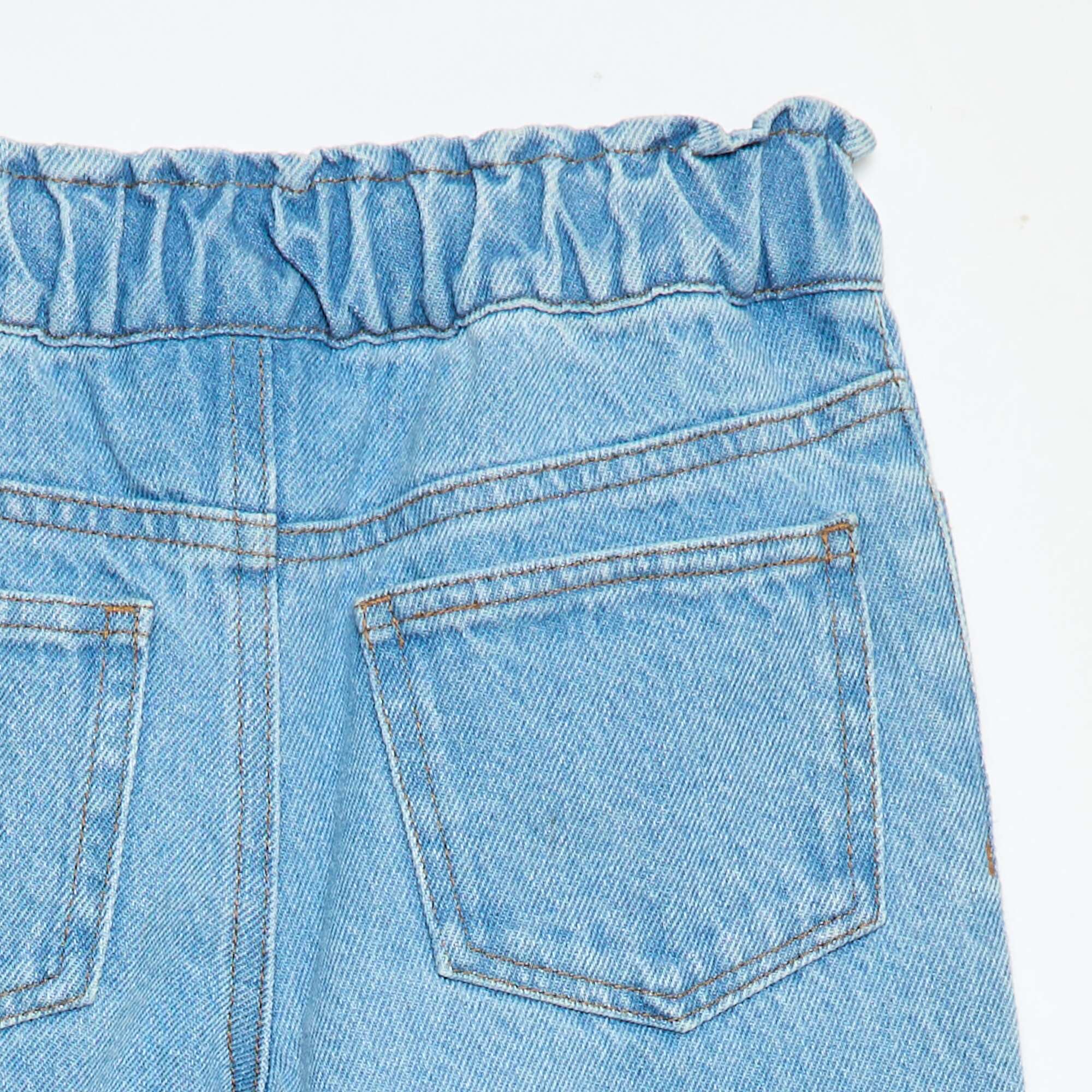 Stitch Print Jeans BLUE - Image 4