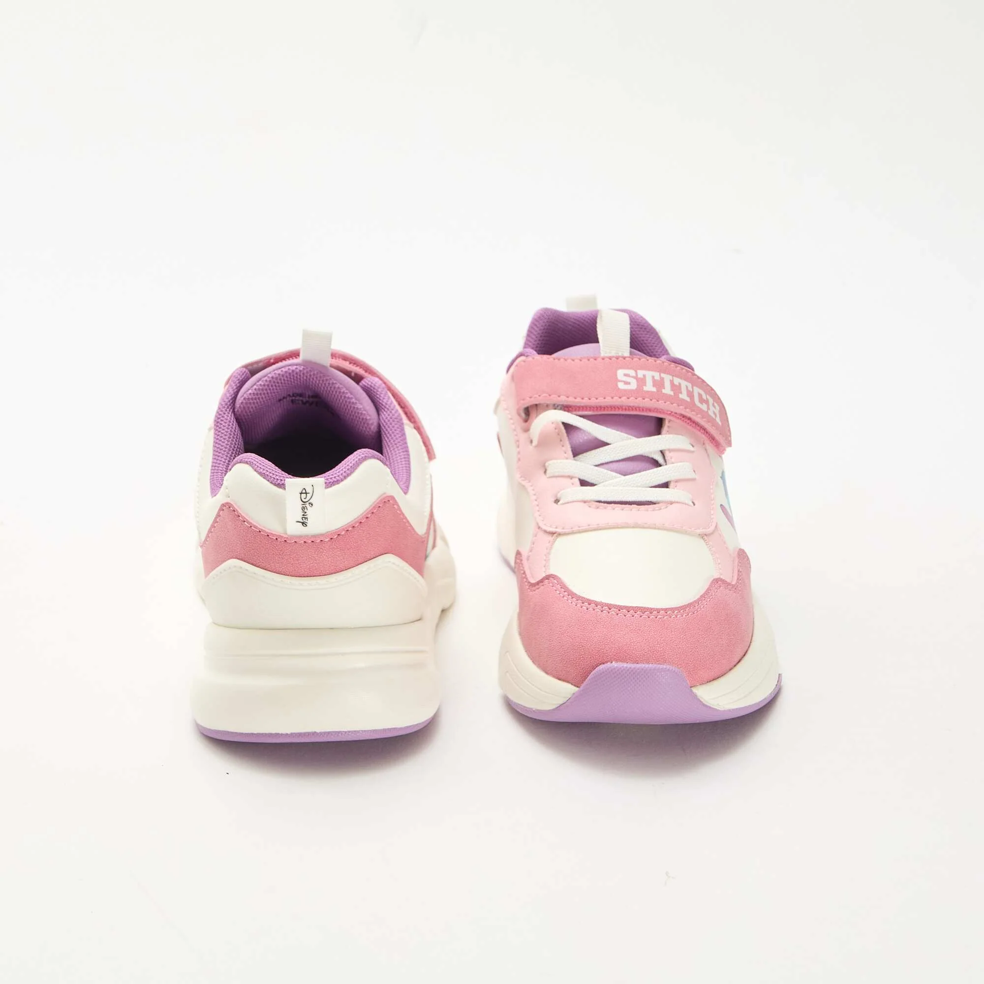 Stitch Running-Style Sneakers WHITE - Image 3