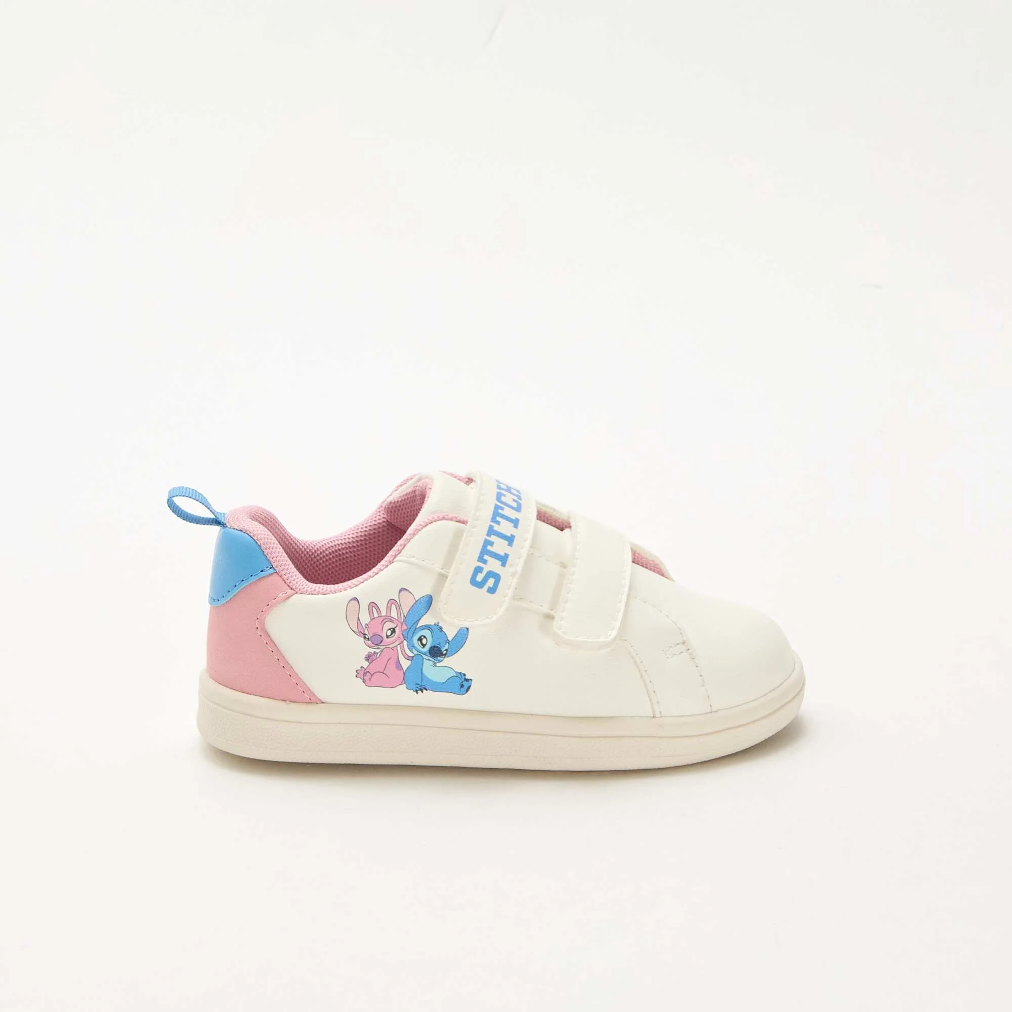 Stitch' Velcro Sneakers WHITE - Image 2