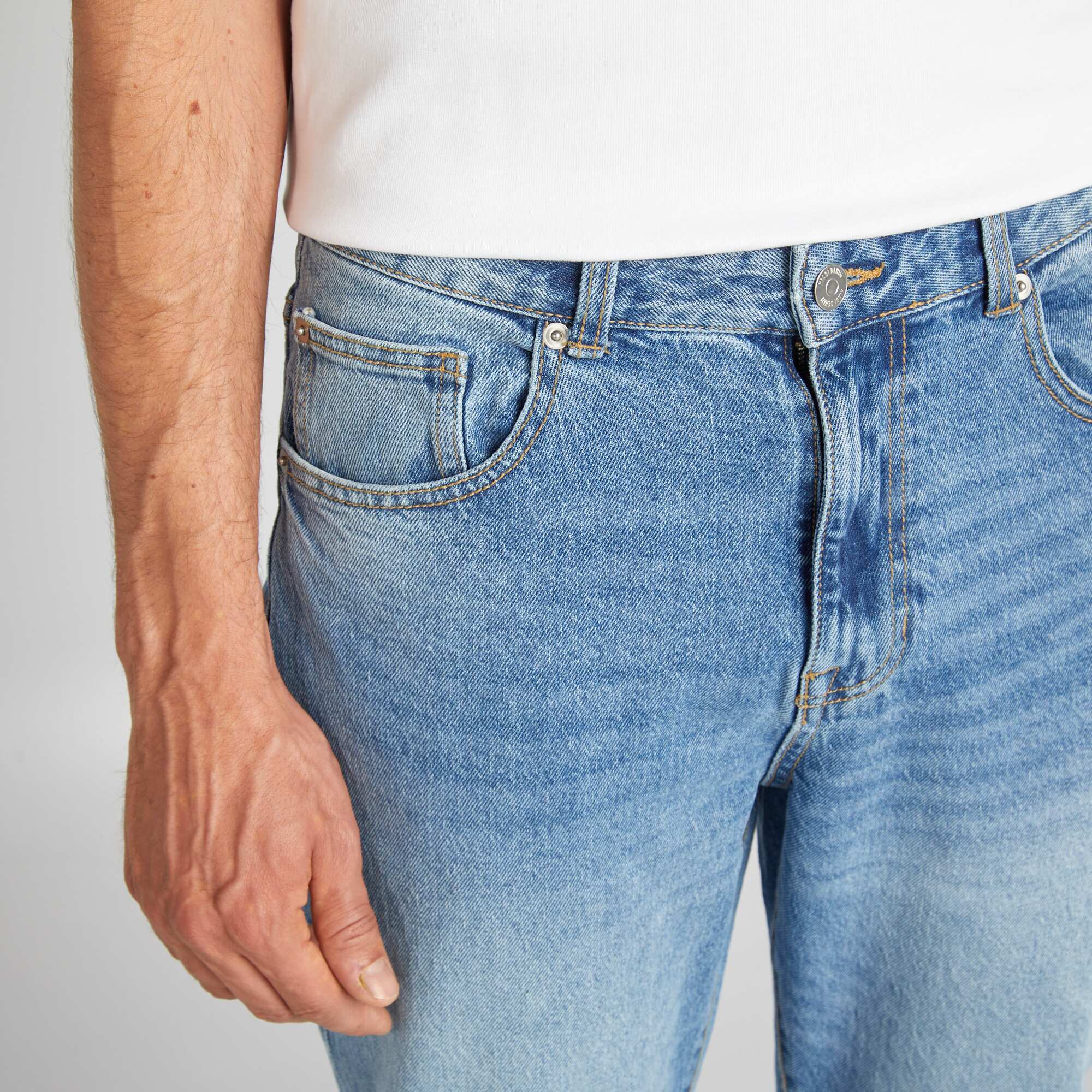 Straight-leg jeans BLUE - Image 3