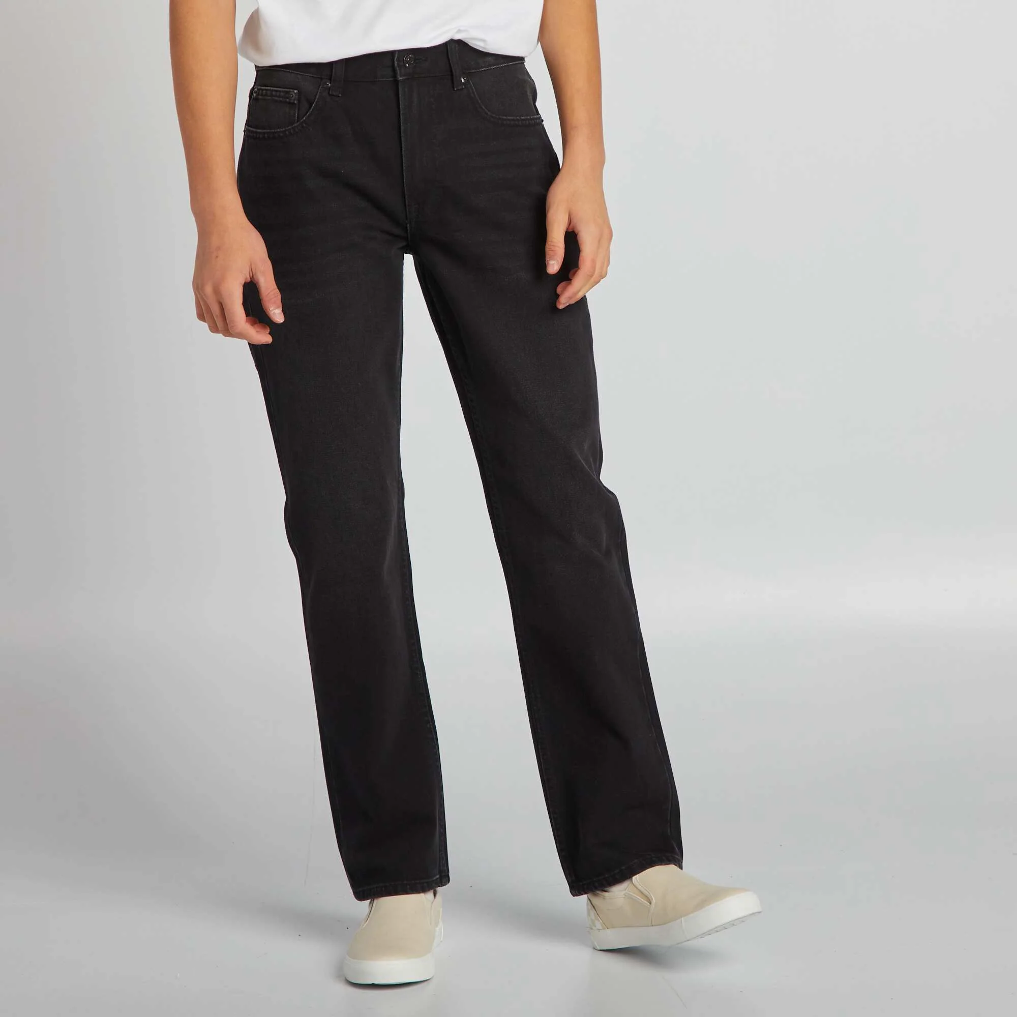 Straight-leg jeans GREY - Image 2