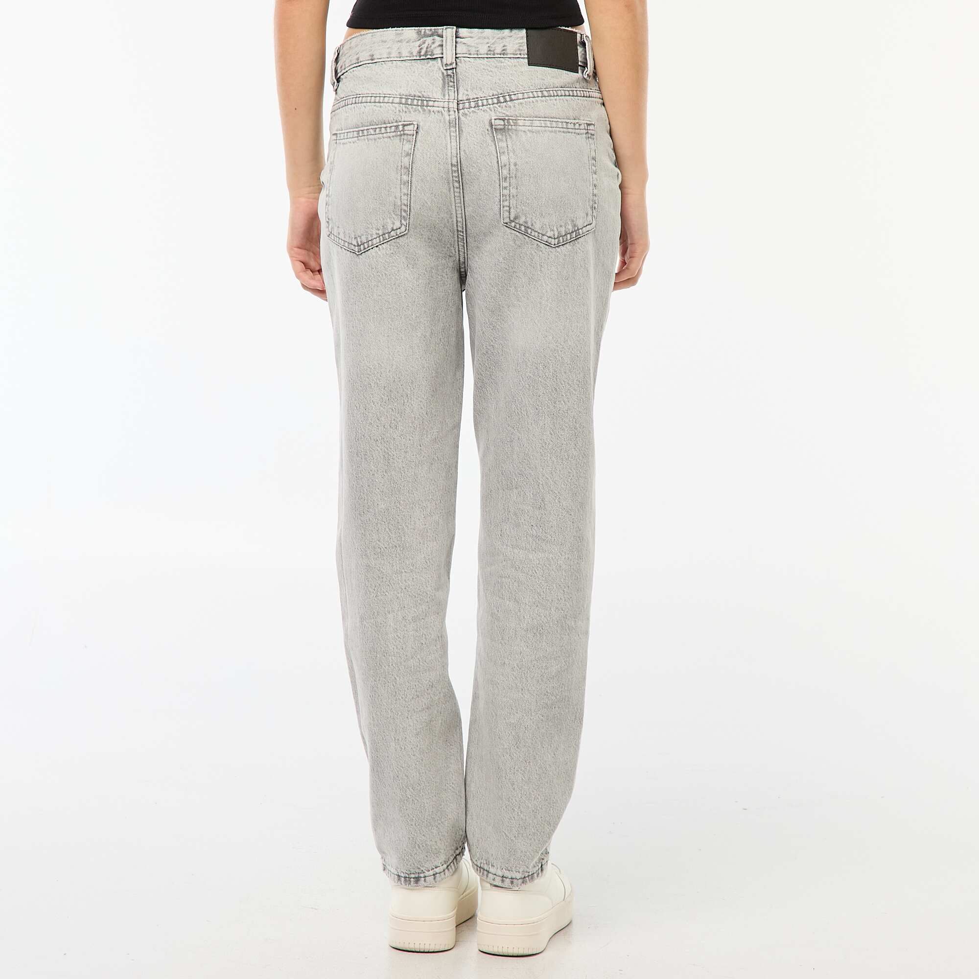 Straight-leg jeans GREY - Image 3