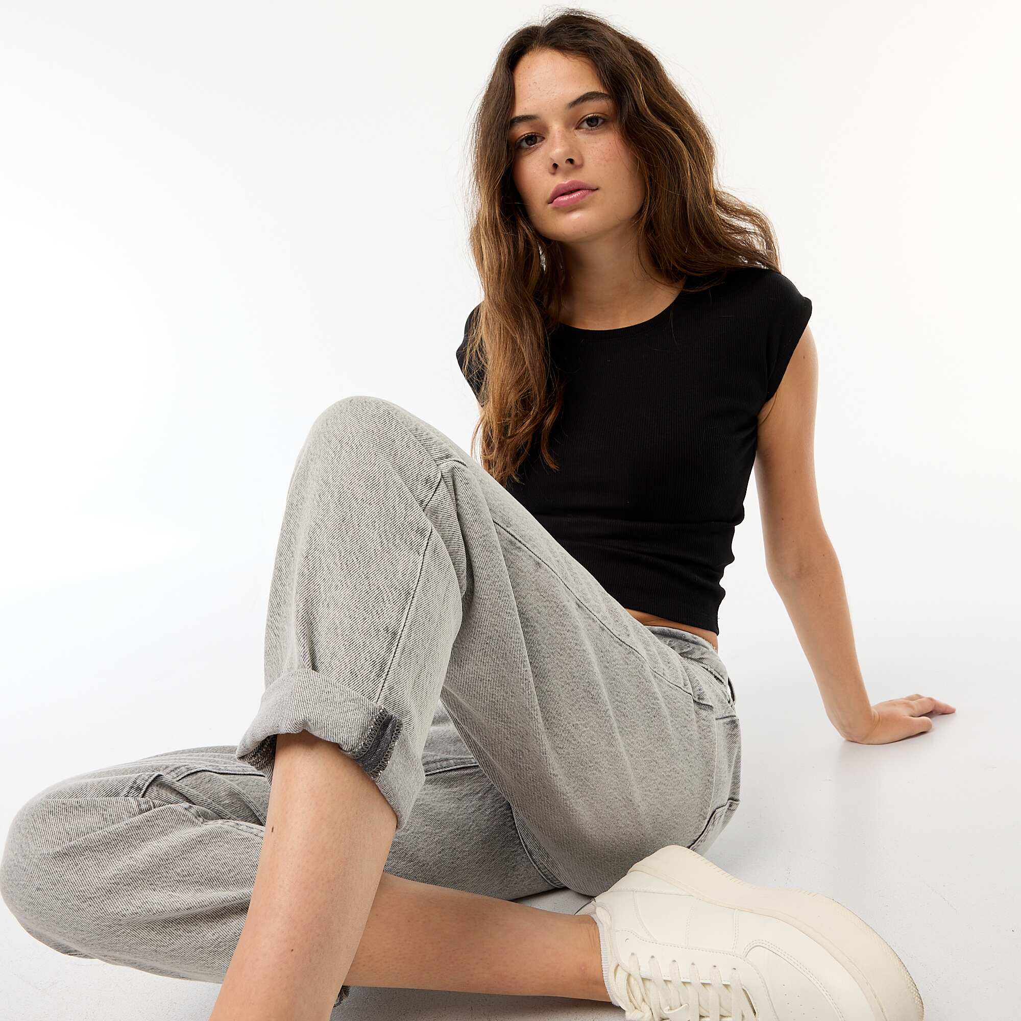 Straight-leg jeans GREY - Image 6