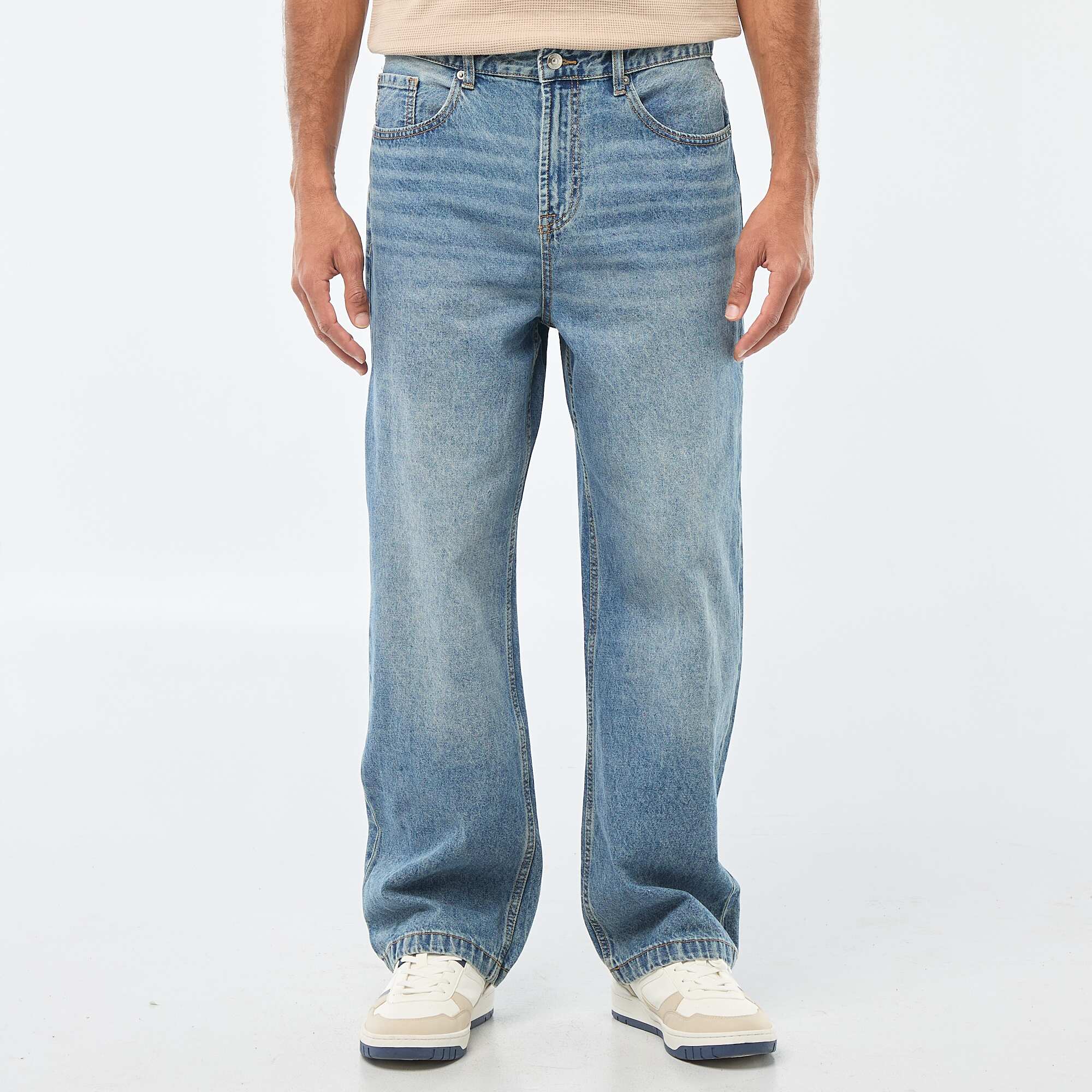 Straight leg / regular fit 5-pocket jeans BLUE - Image 2