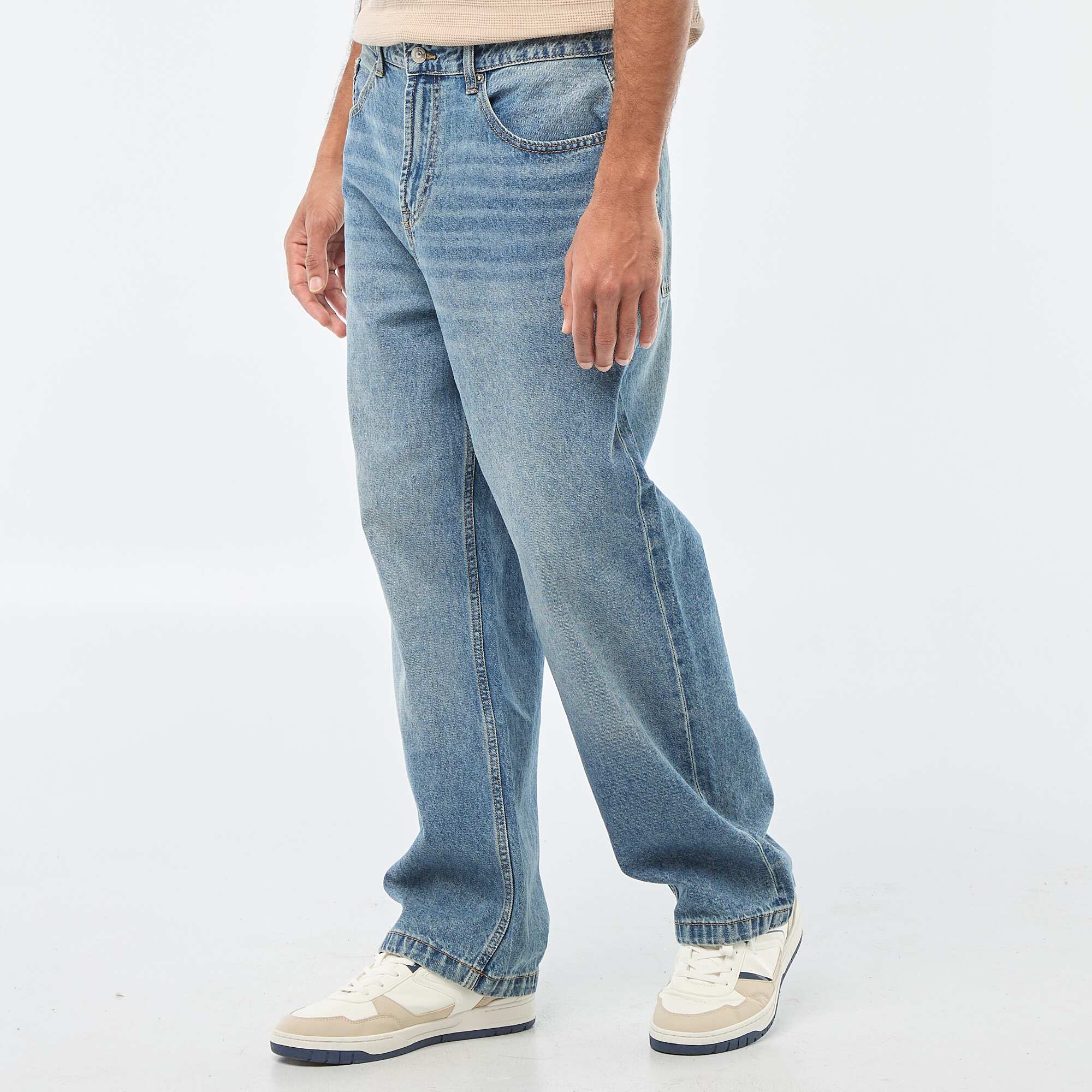 Straight leg / regular fit 5-pocket jeans BLUE - Image 4