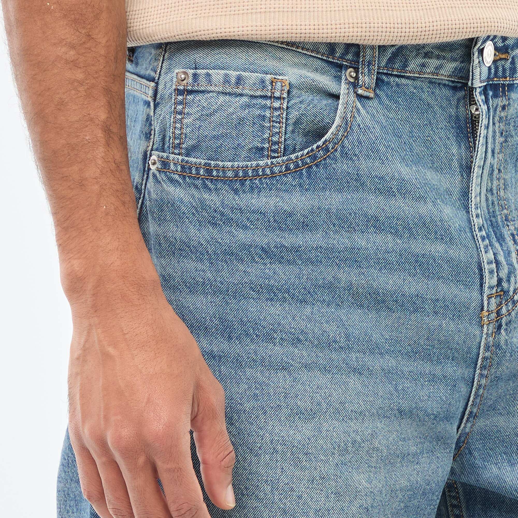 Straight leg / regular fit 5-pocket jeans BLUE - Image 5