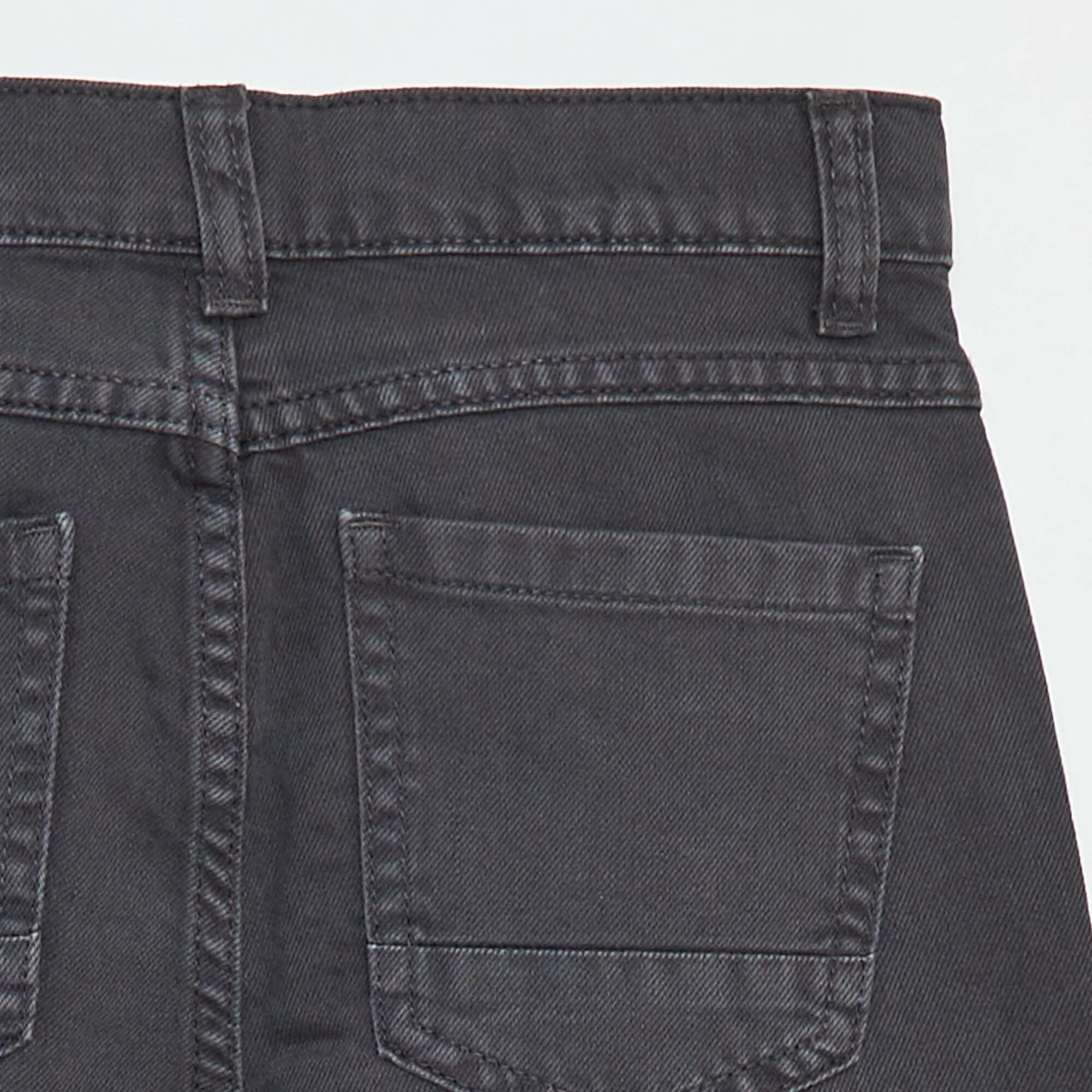 Straight-leg trousers - regular fit with 5 pockets BLACK - Image 4