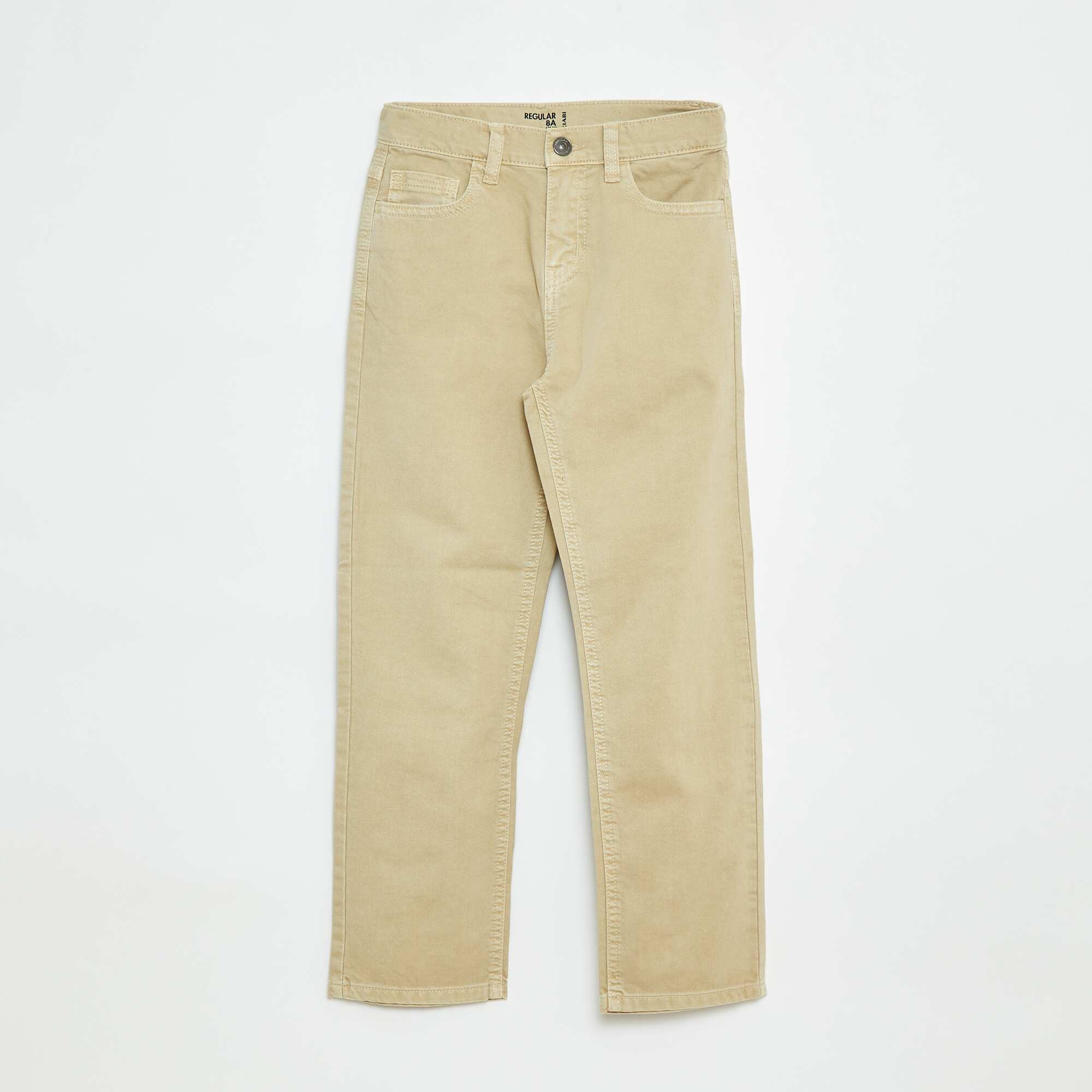 Straight-leg trousers - regular fit with 5 pockets WHITE