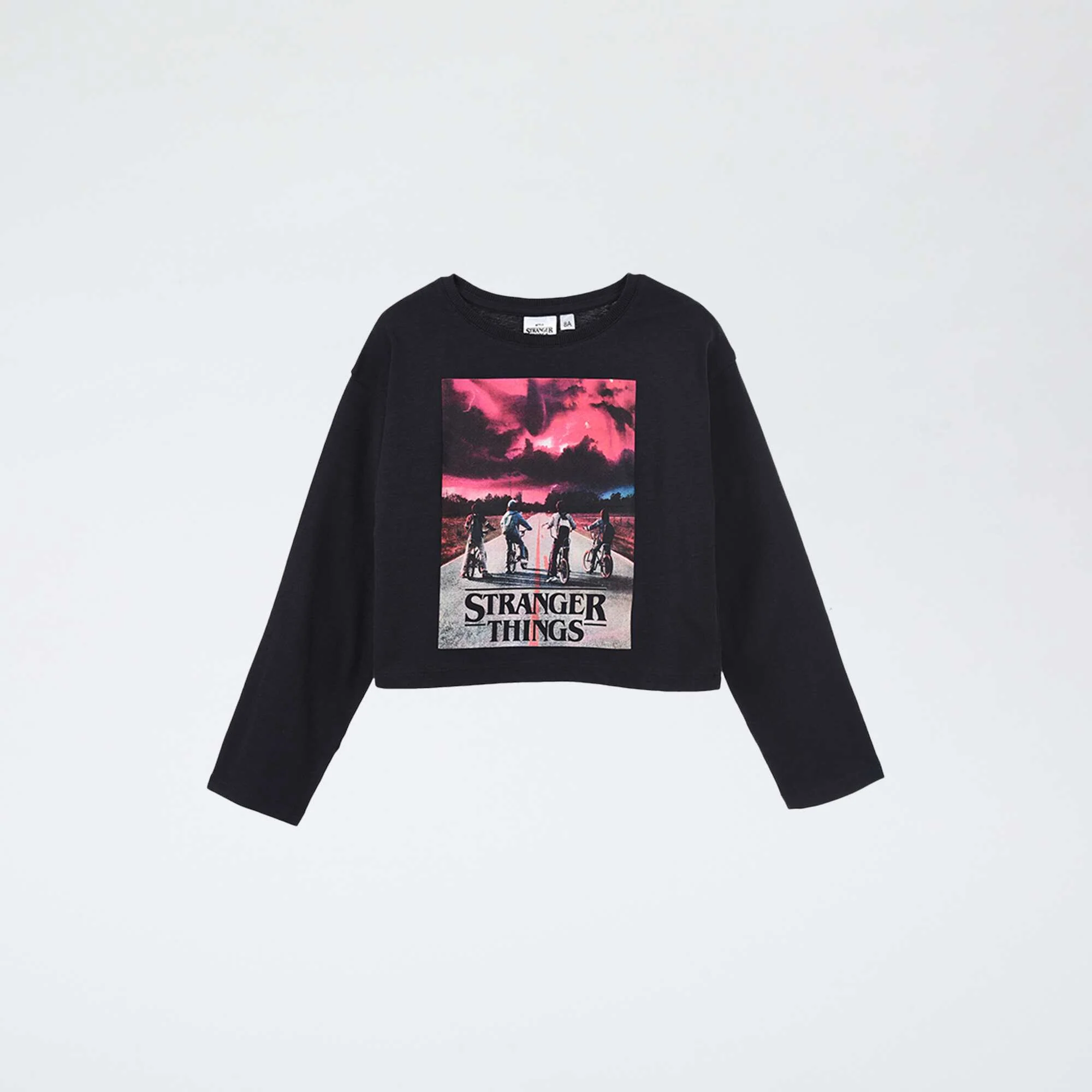 Stranger Things T-shirt BLACK