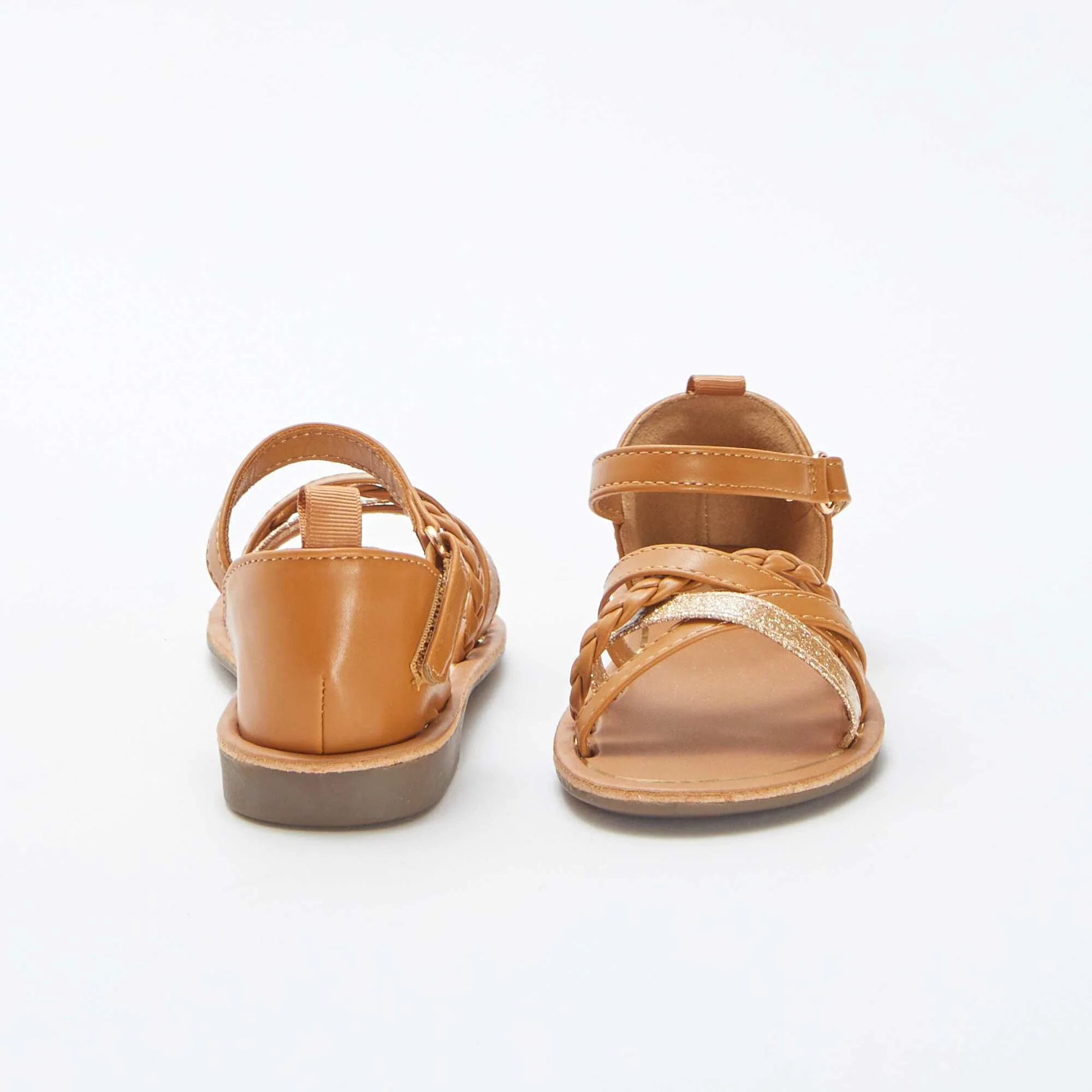 Strappy sandals YELLOW - Image 3