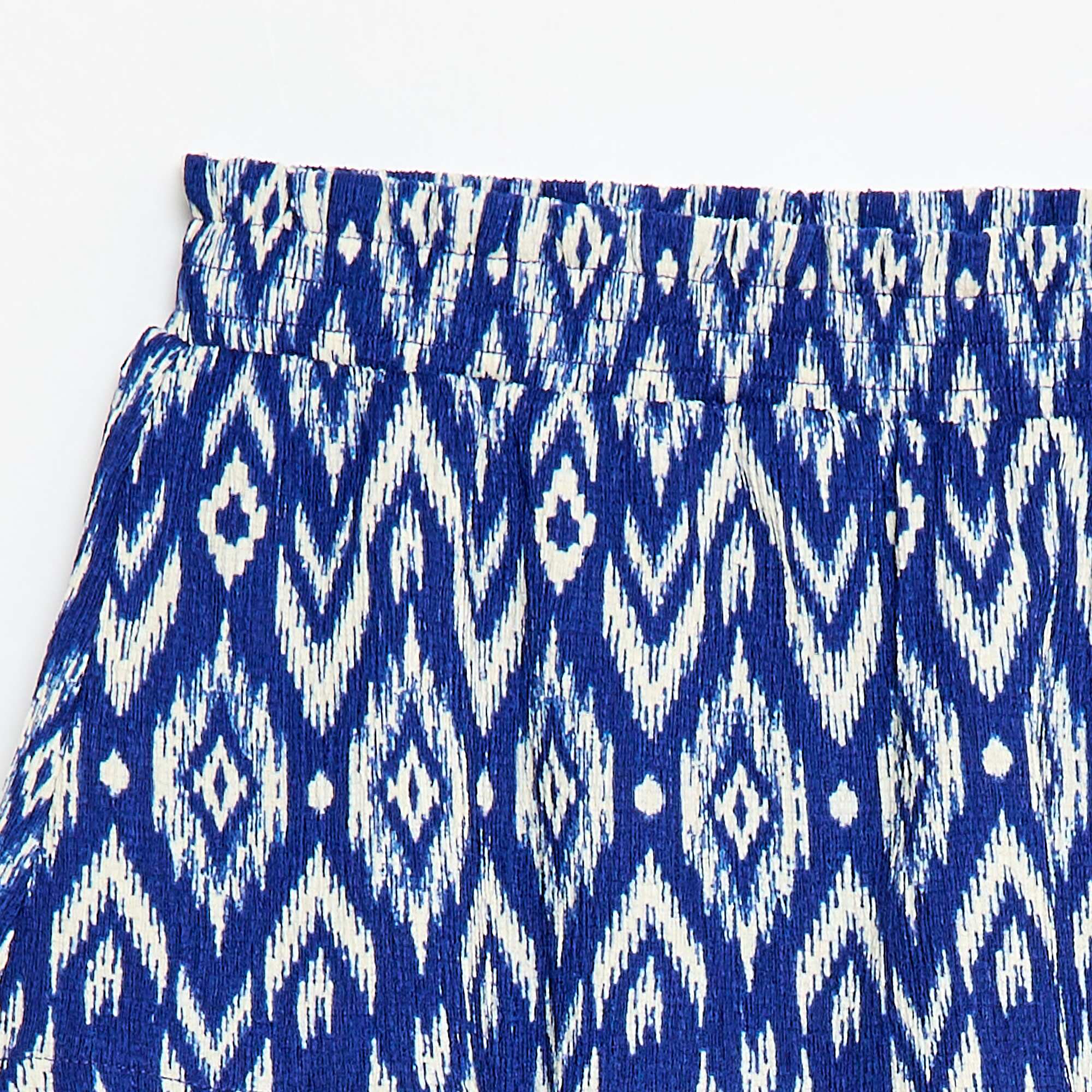 Stretch knit skirt BLUE - Image 4